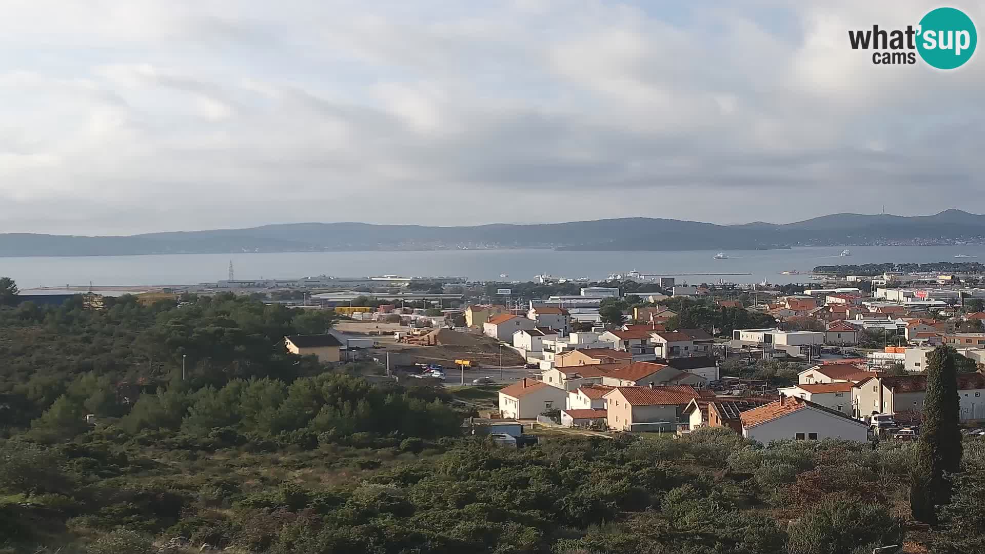 Zadar Port Gazenica Webcam Panorama, Zadar, Kroatien