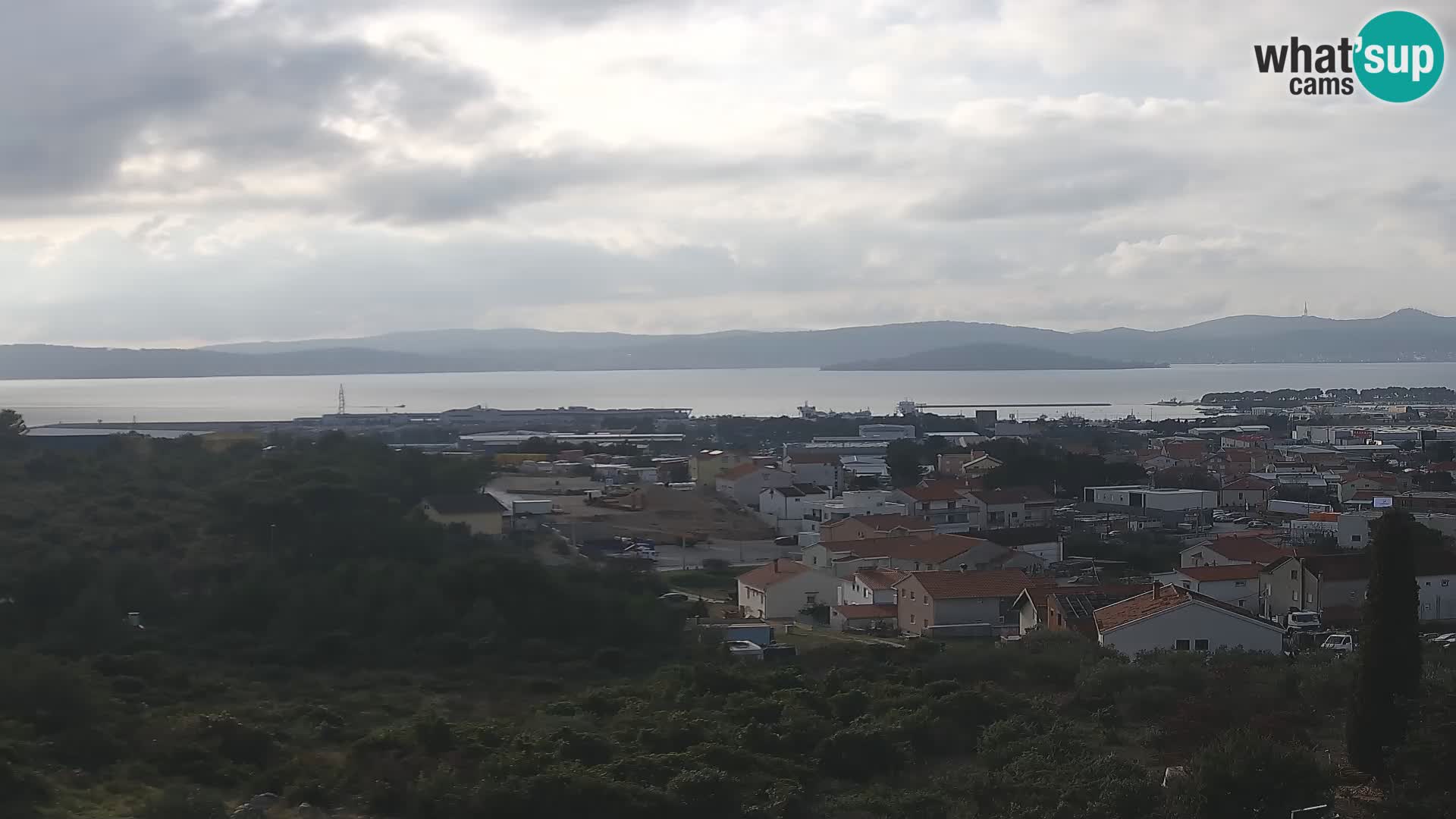 Zadar Pristanišče Gazenica s panoramsko spletno kamero, Zadar, Hrvaška