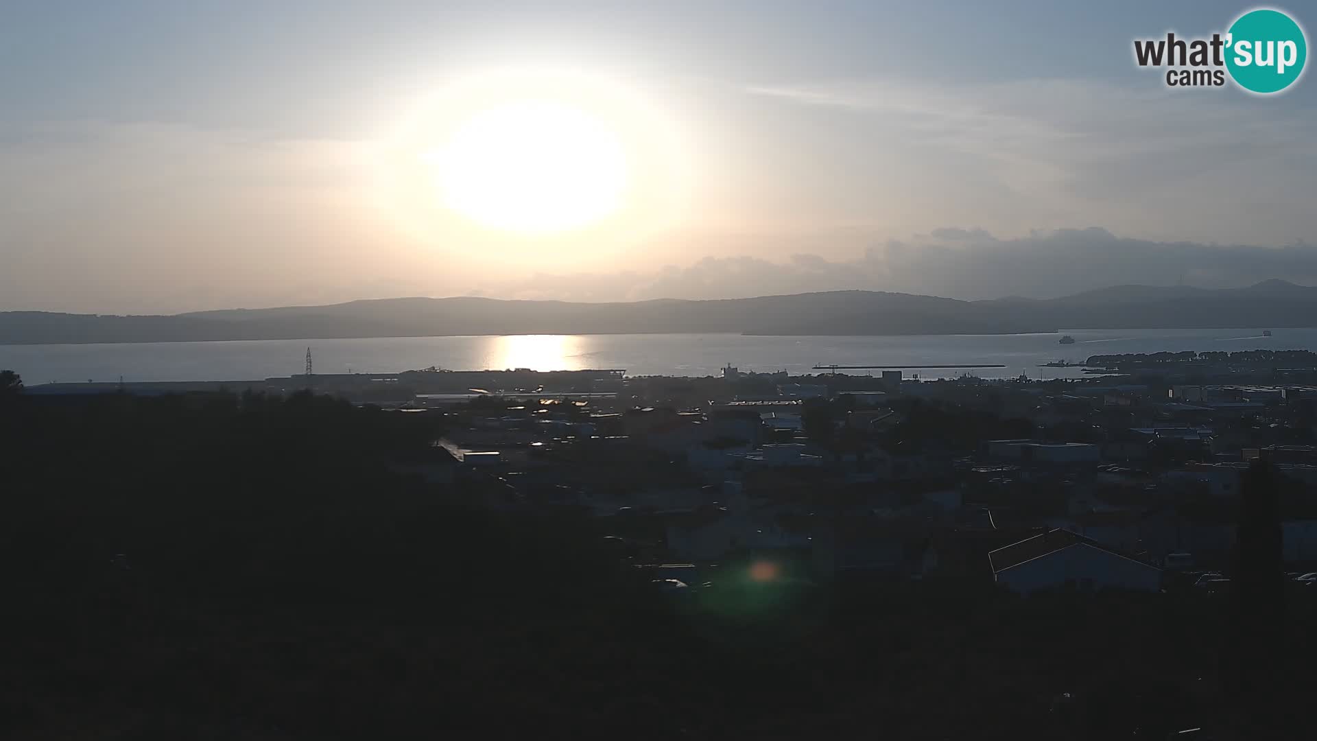 Zadar Pristanišče Gazenica s panoramsko spletno kamero, Zadar, Hrvaška