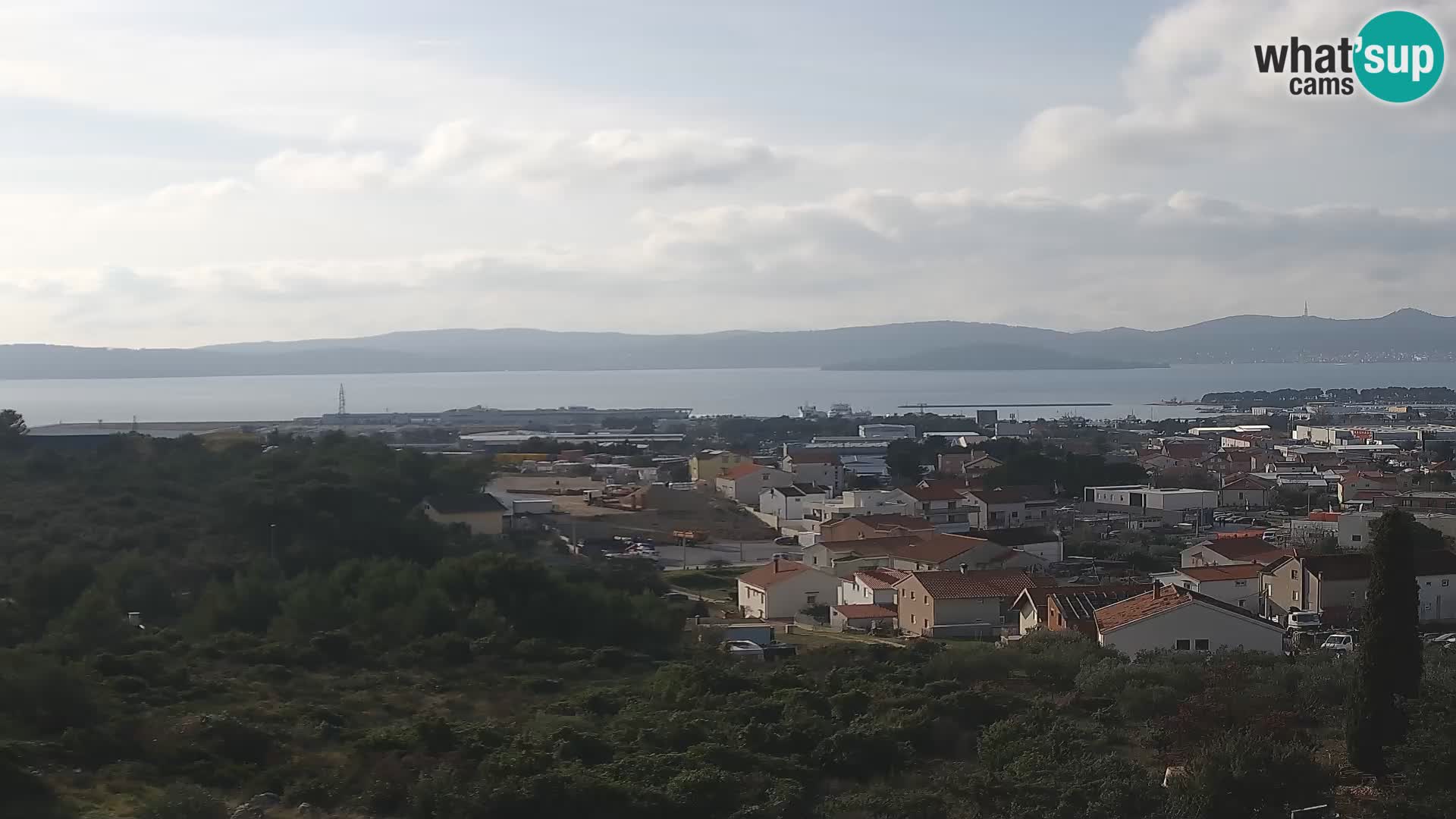 Zadar Pristanišče Gazenica s panoramsko spletno kamero, Zadar, Hrvaška