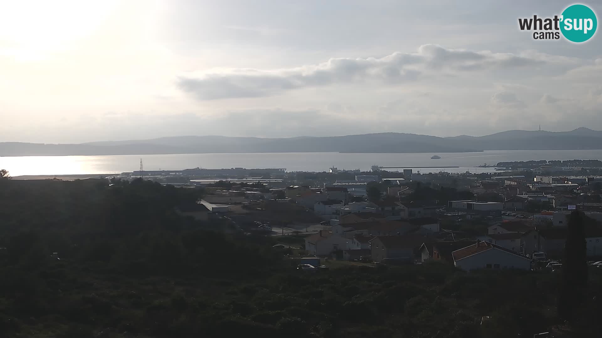 Zadar Pristanišče Gazenica s panoramsko spletno kamero, Zadar, Hrvaška