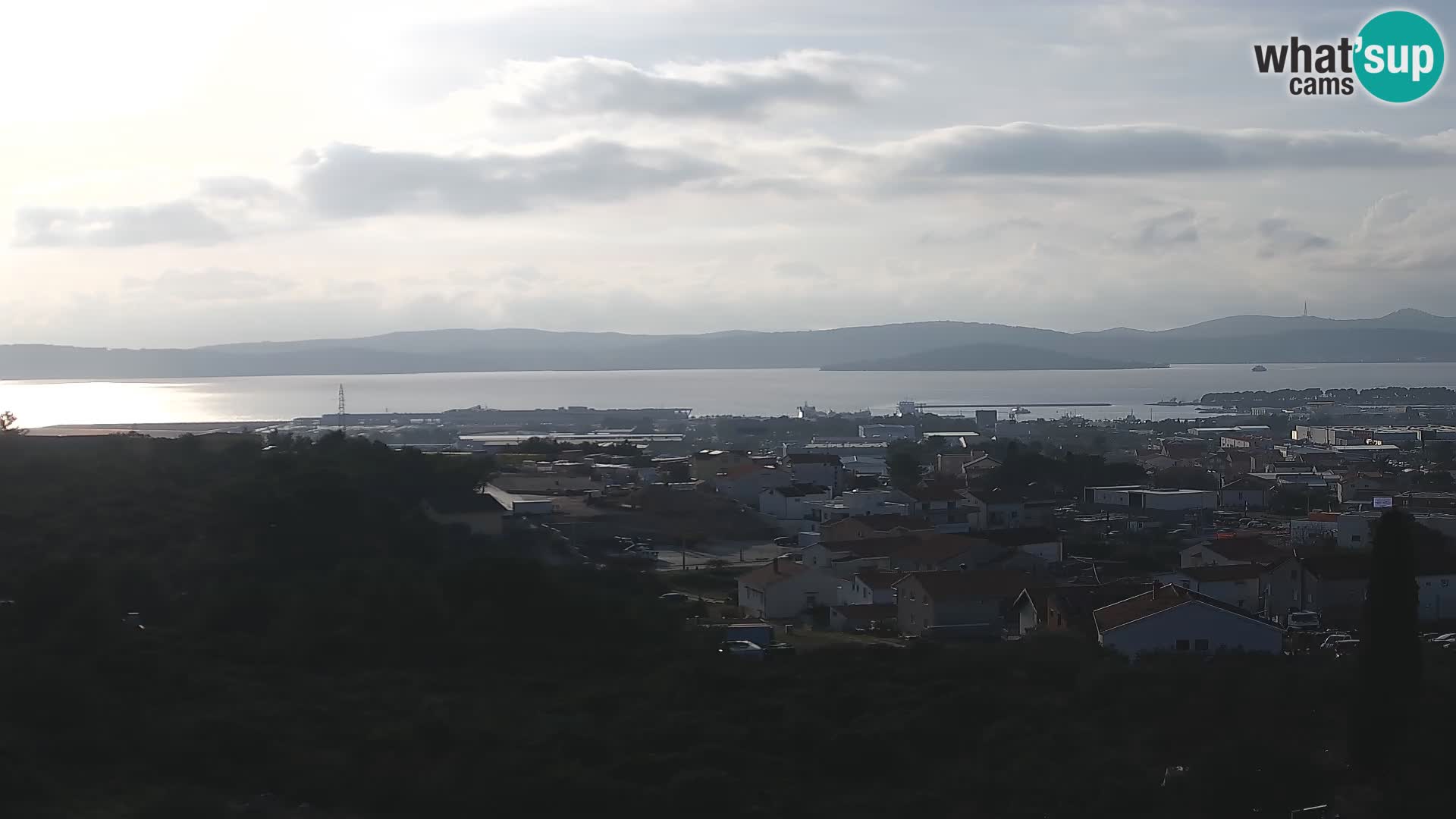 Panoramska web kamera Luke Gaženica u Zadru, Hrvatska