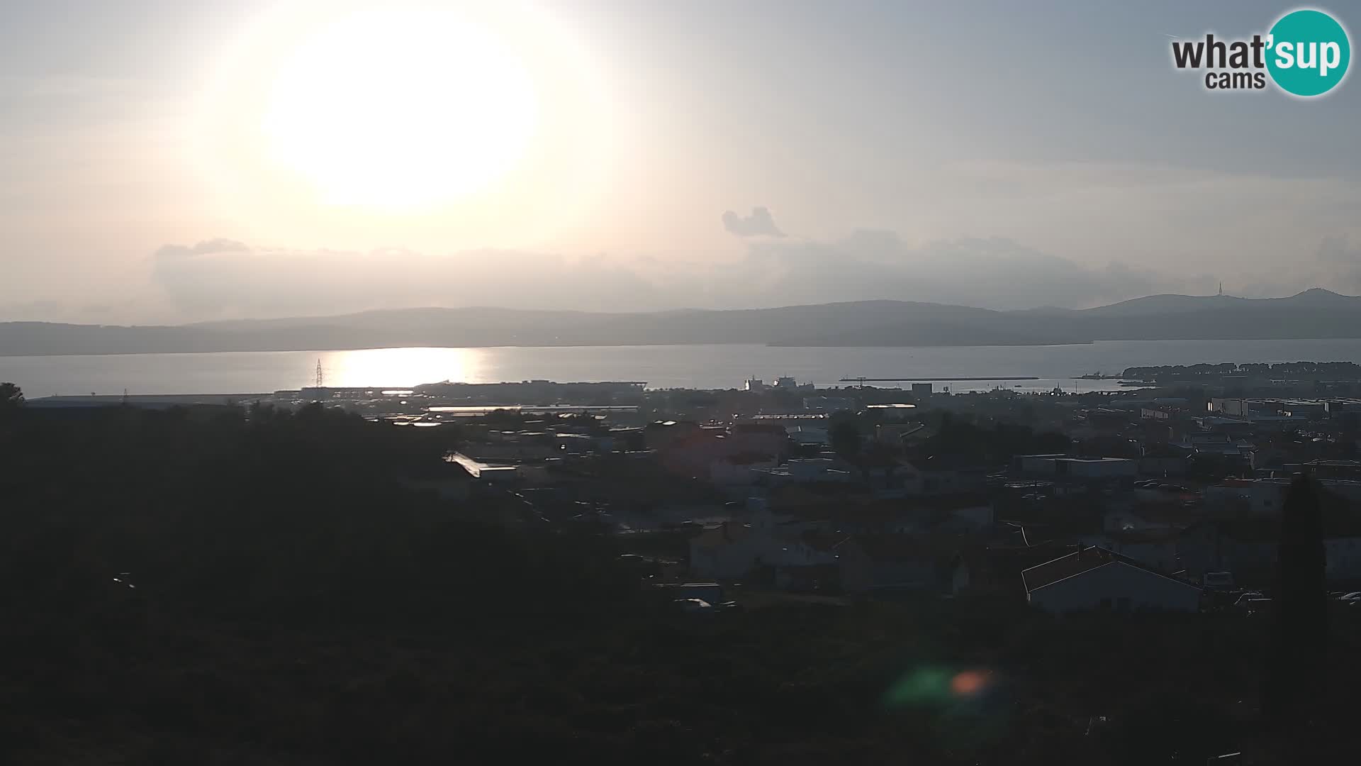 Panoramska web kamera Luke Gaženica u Zadru, Hrvatska