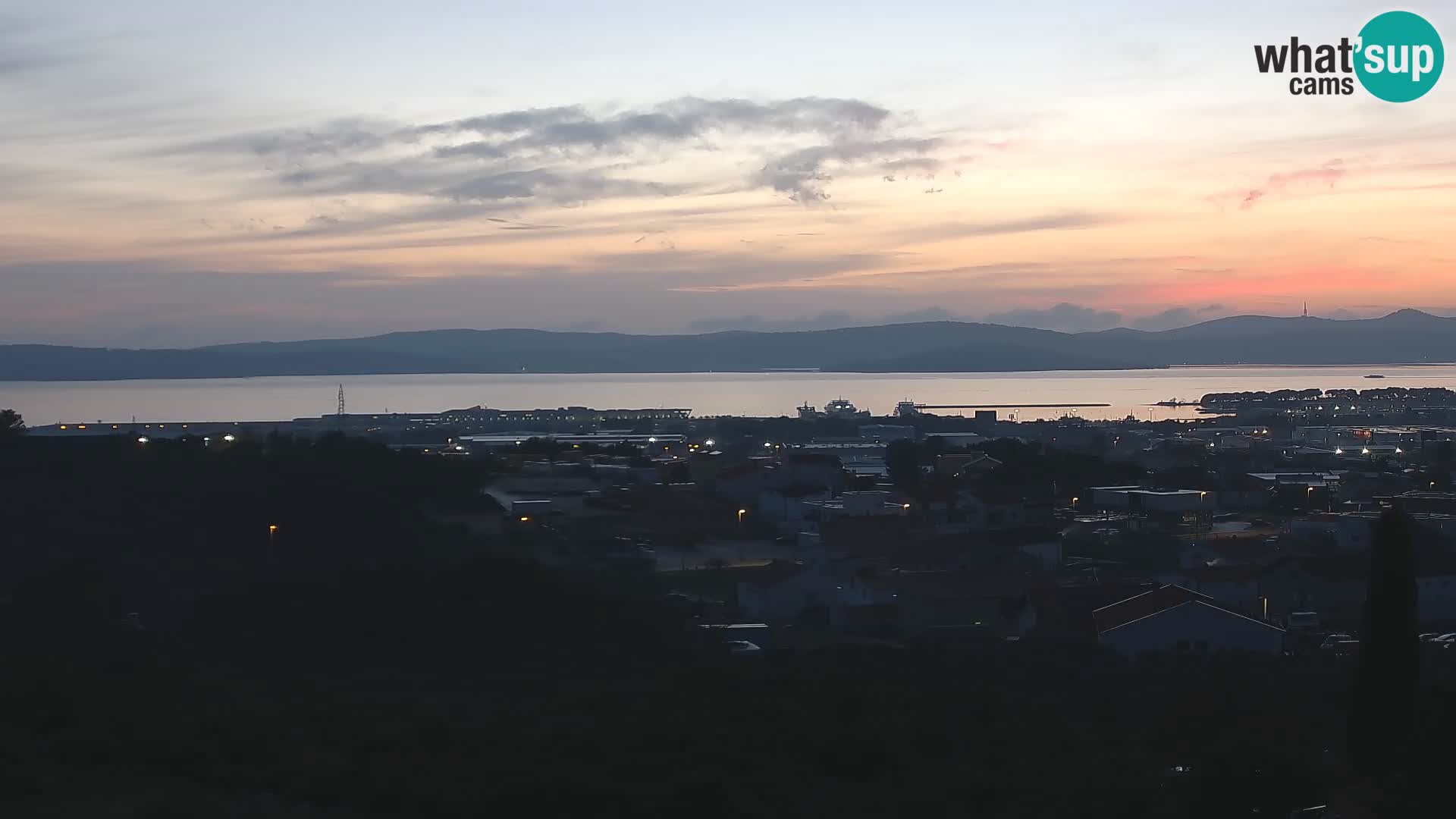 Panoramska web kamera Luke Gaženica u Zadru, Hrvatska