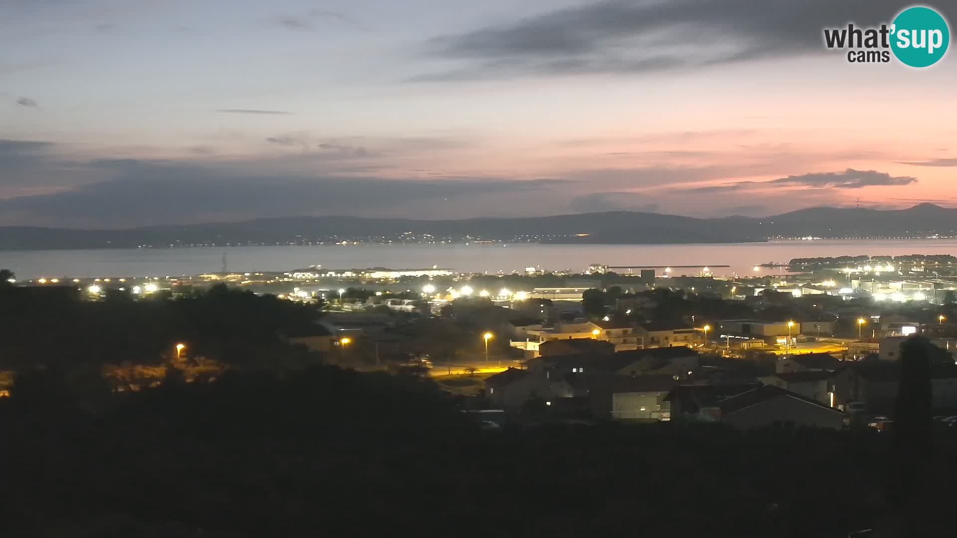 Panoramska web kamera Luke Gaženica u Zadru, Hrvatska