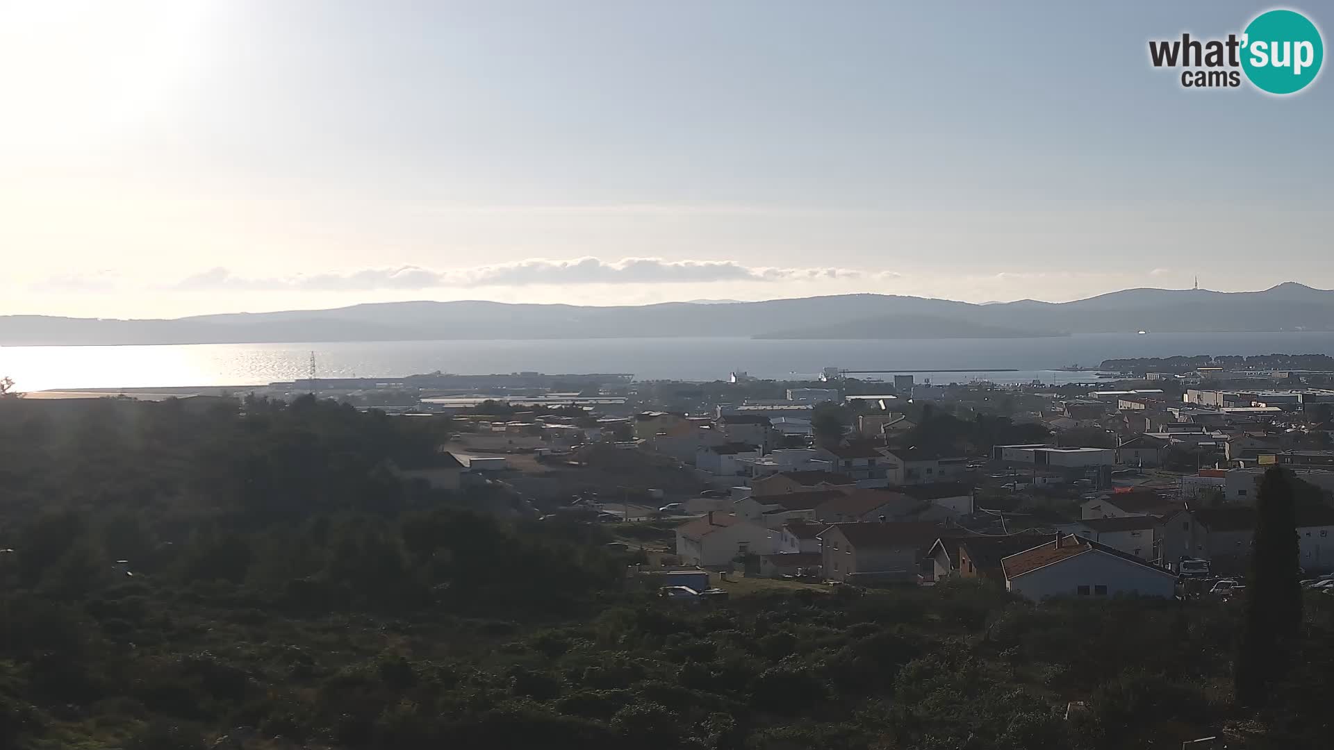 Panoramska web kamera Luke Gaženica u Zadru, Hrvatska