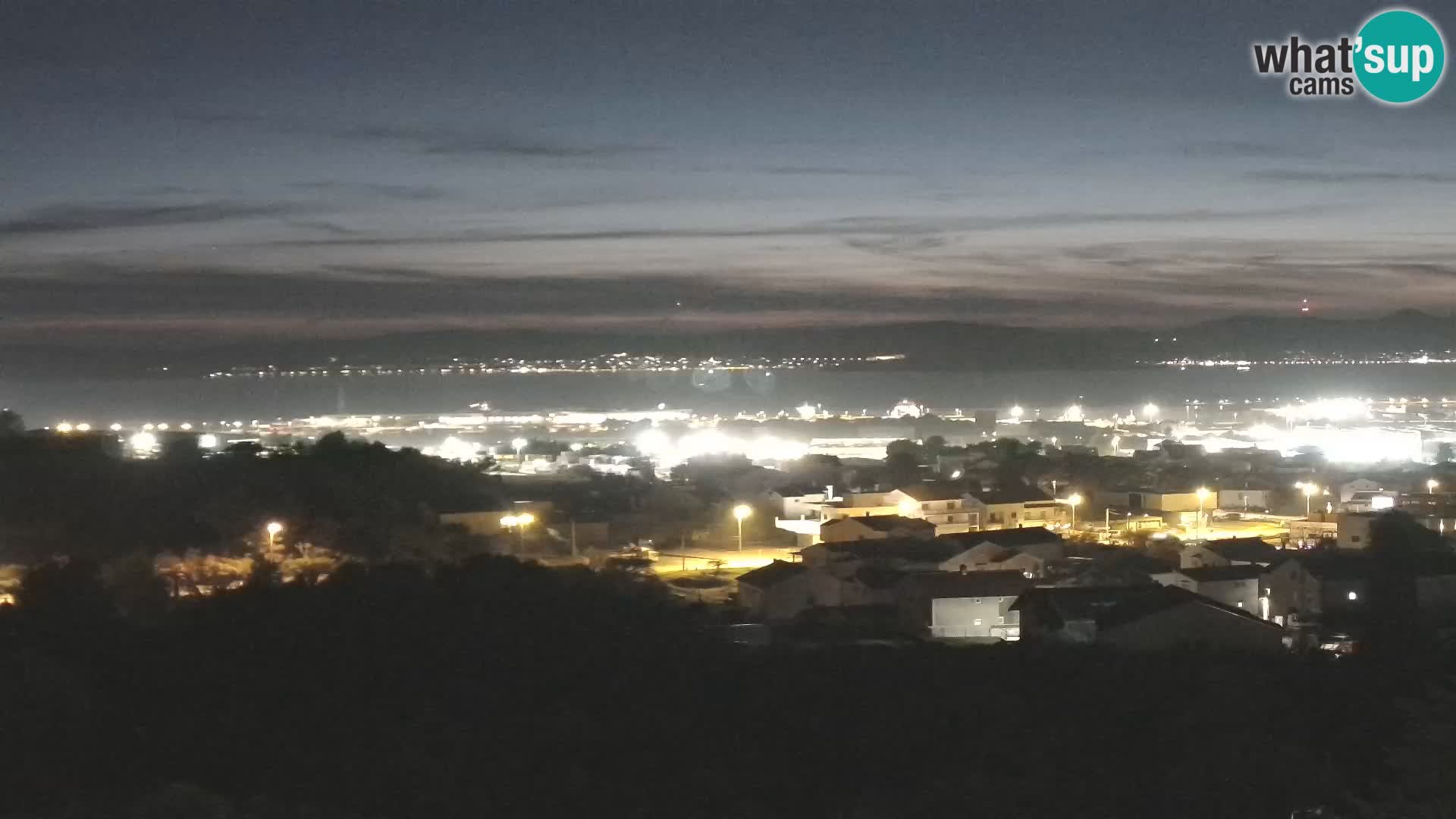 Panorama de la Webcam del Puerto Gazenica de Zadar, Zadar, Croacia