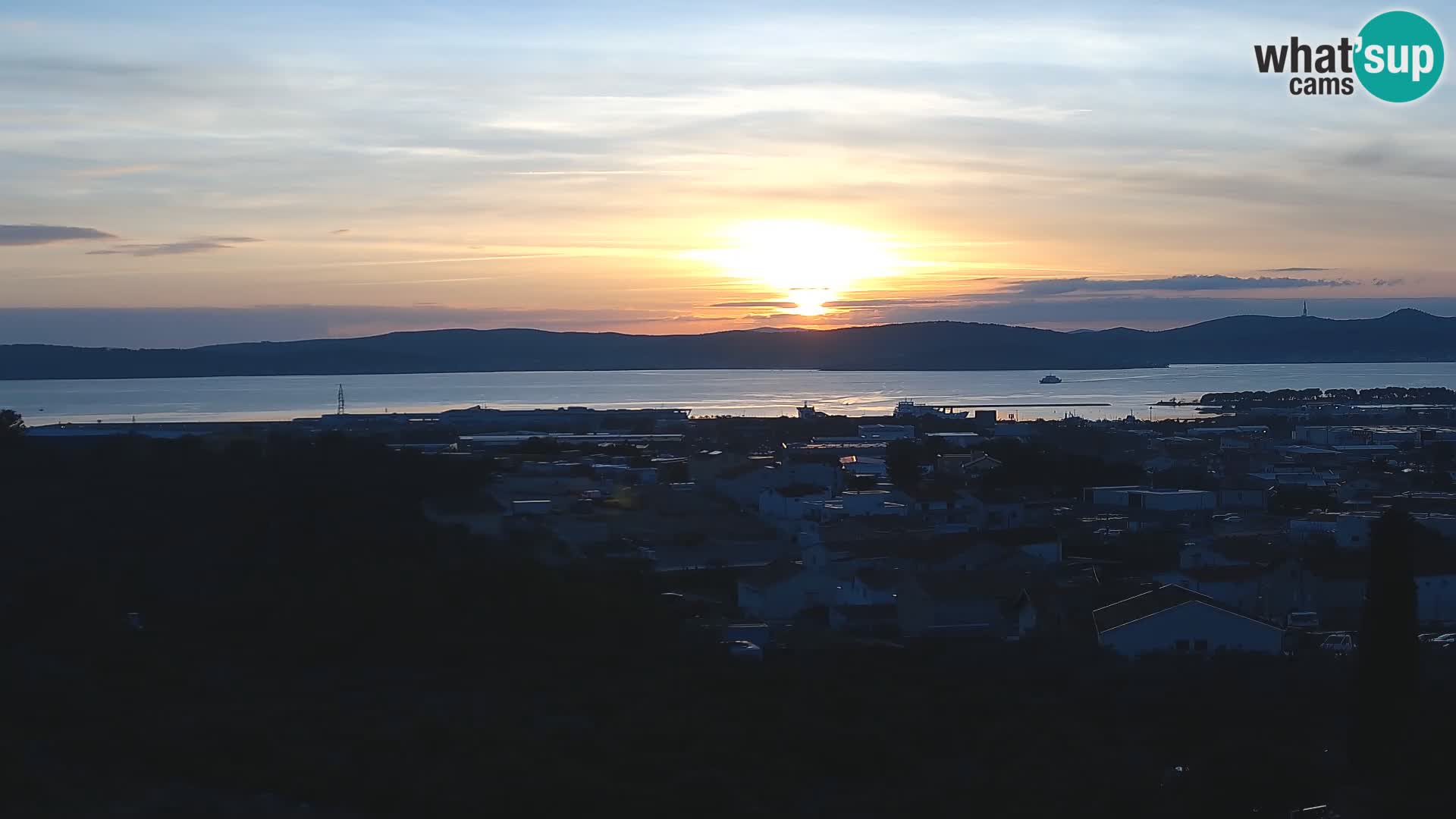 Zadar Port Gazenica Webcam Panorama, Zadar, Kroatien