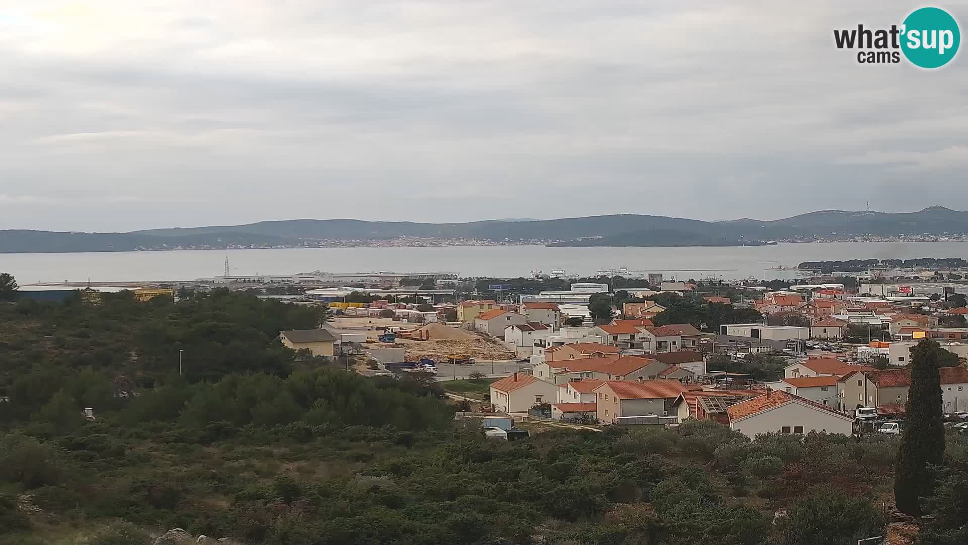 Zadar Port Gazenica Webcam Panorama, Zadar, Kroatien