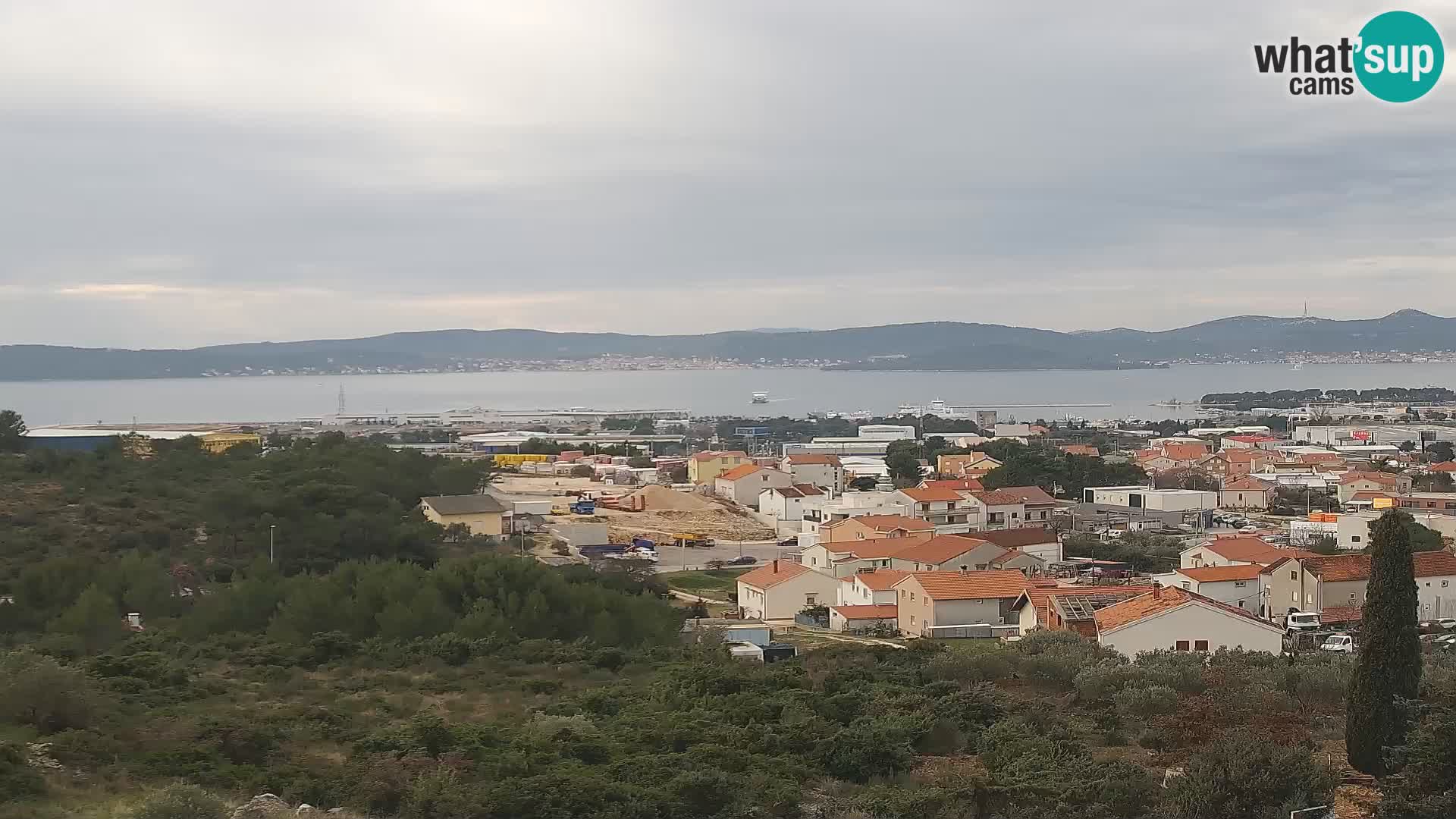 Zadar Port Gazenica Webcam Panorama, Zadar, Kroatien