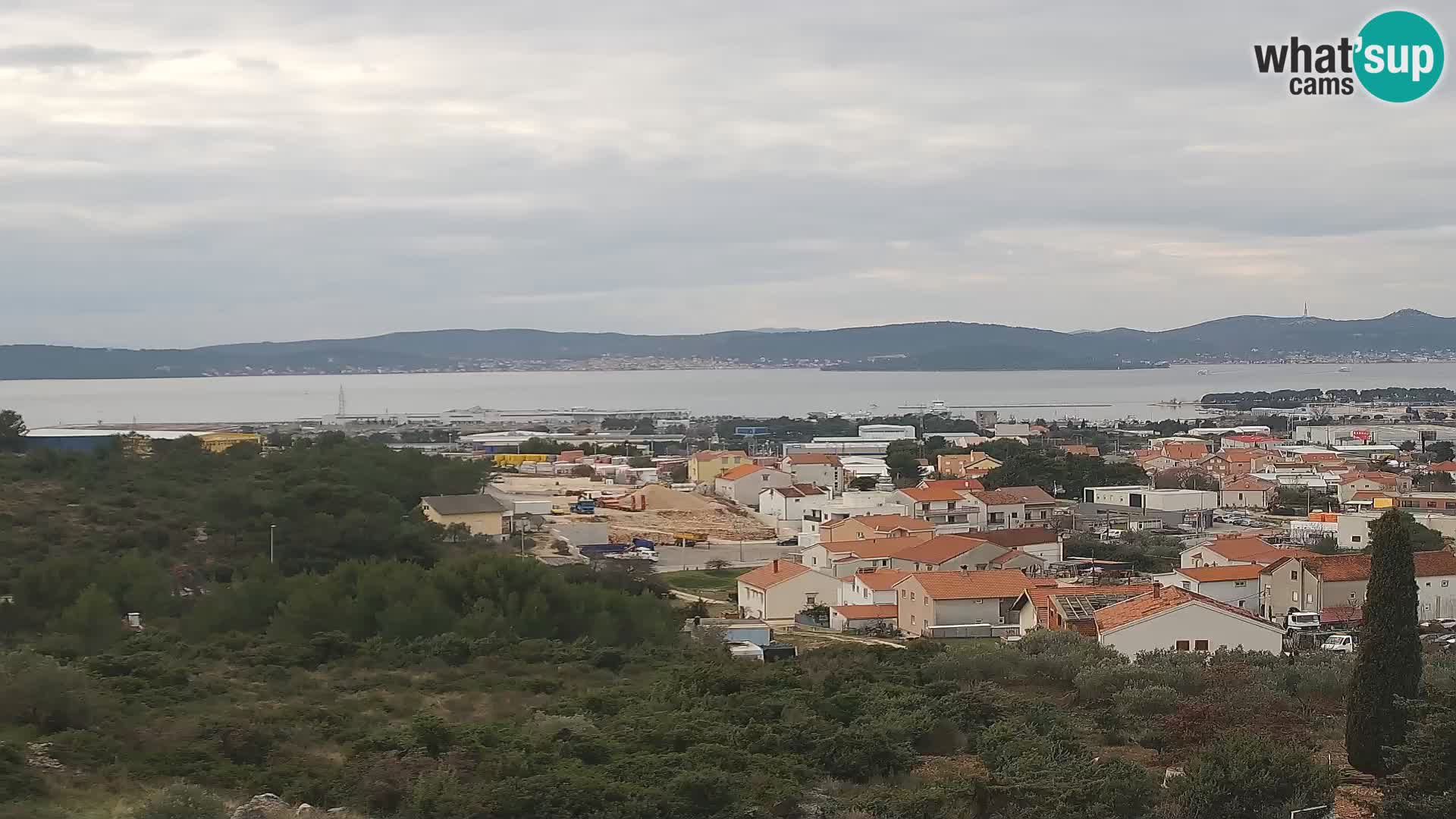 Zadar Pristanišče Gazenica s panoramsko spletno kamero, Zadar, Hrvaška