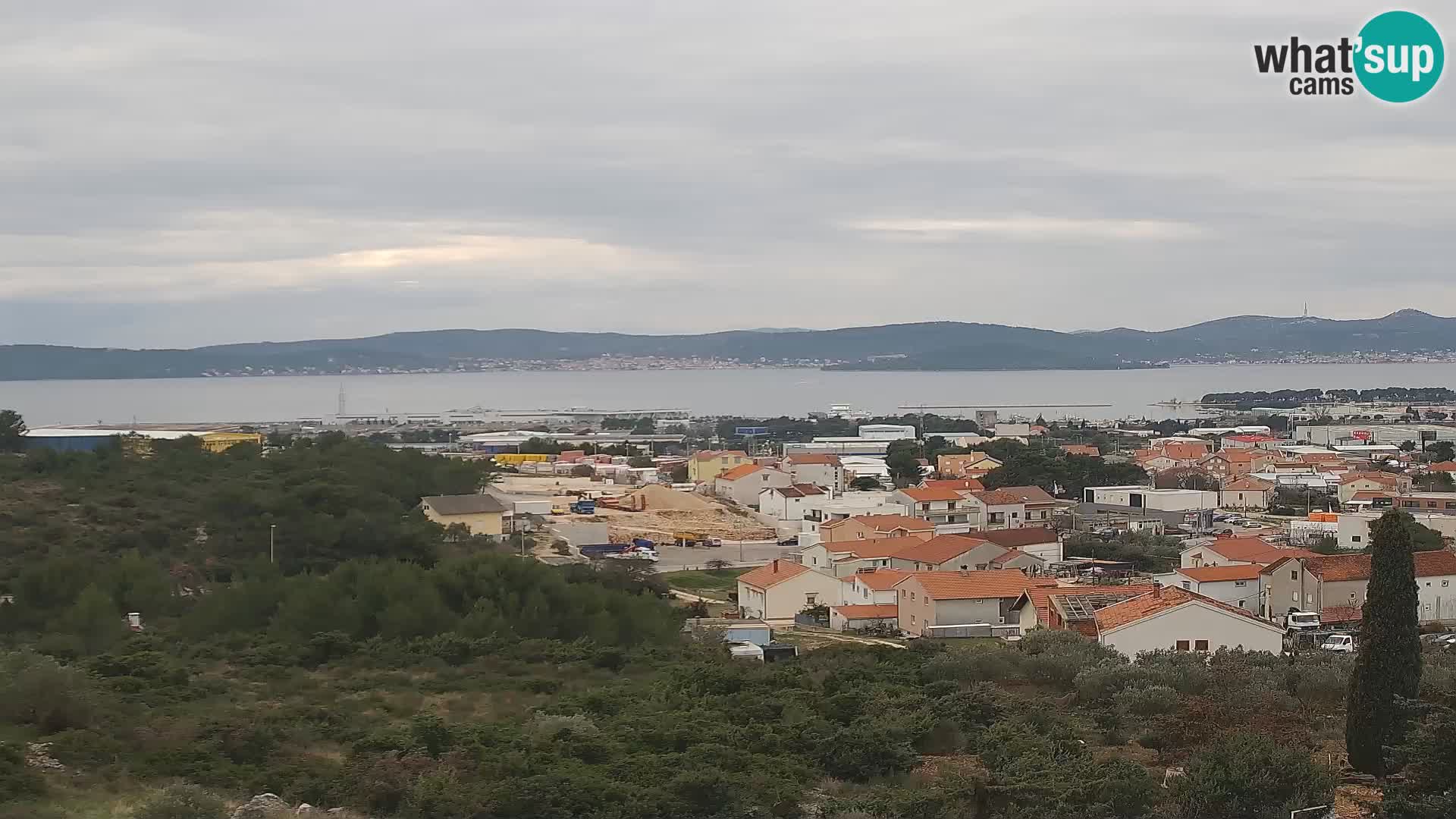 Panoramska web kamera Luke Gaženica u Zadru, Hrvatska