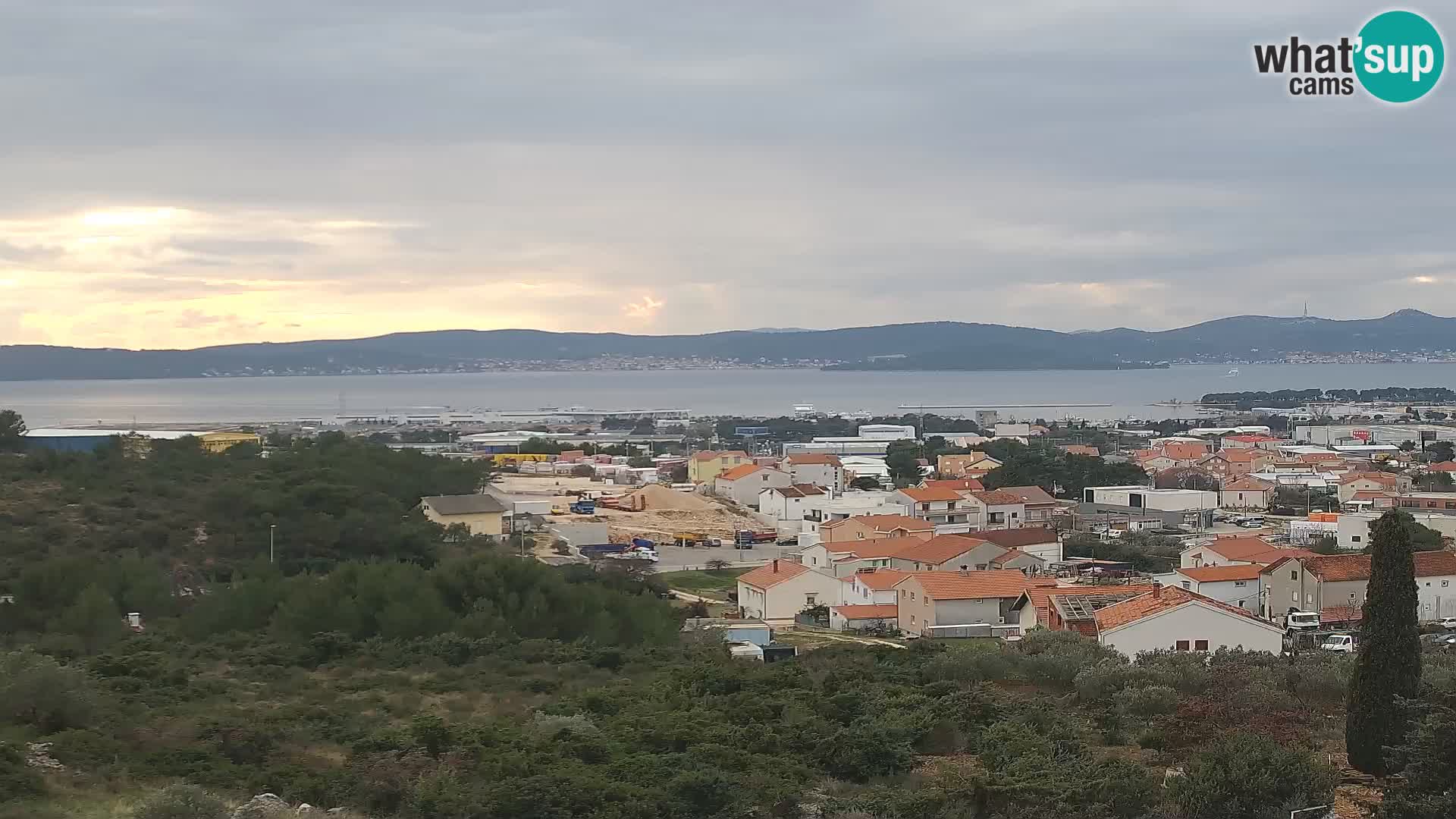 Zadar Port Gazenica Webcam Panorama, Zadar, Croatie