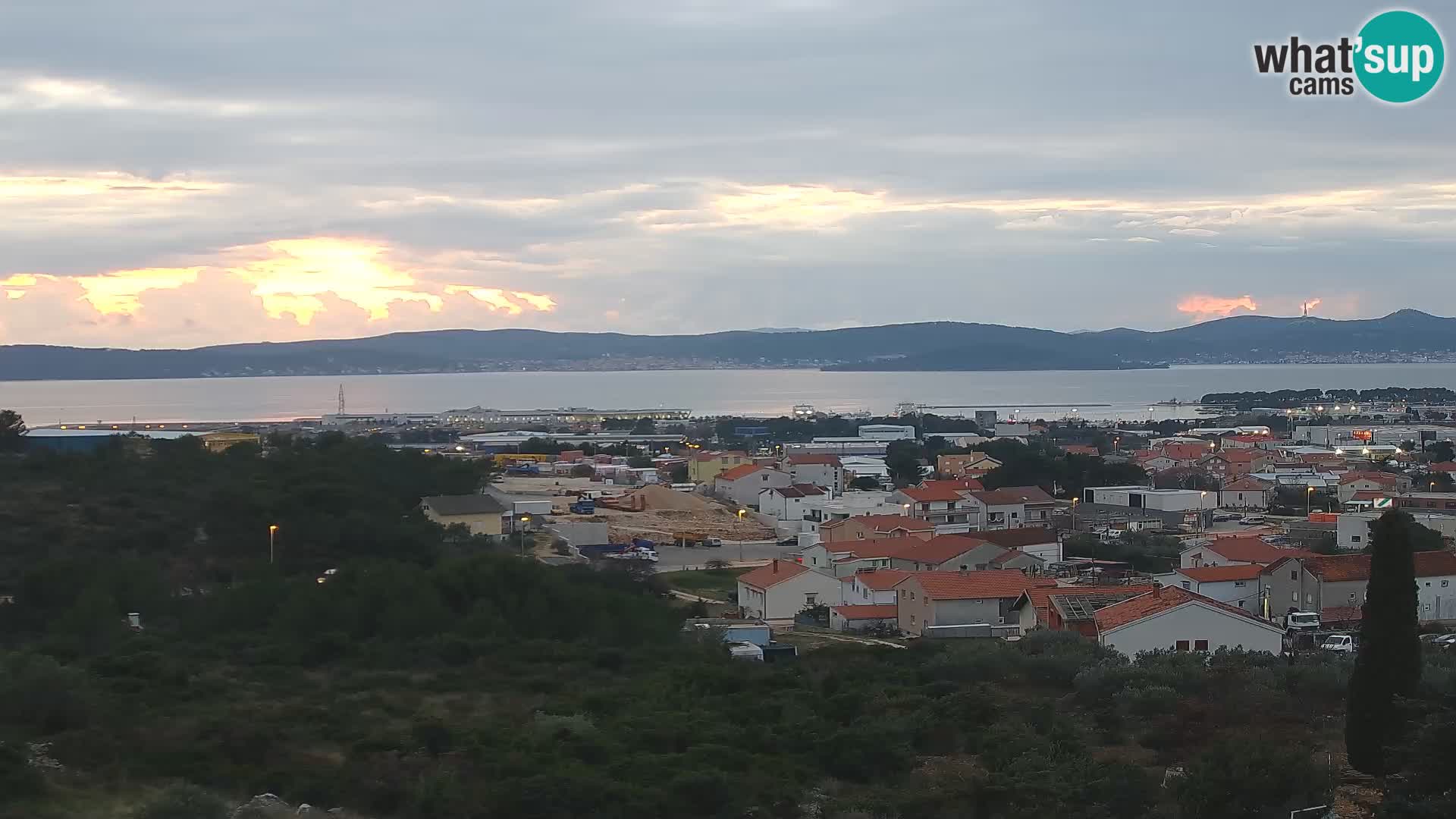 Zadar Port Gazenica Webcam Panorama, Zadar, Kroatien