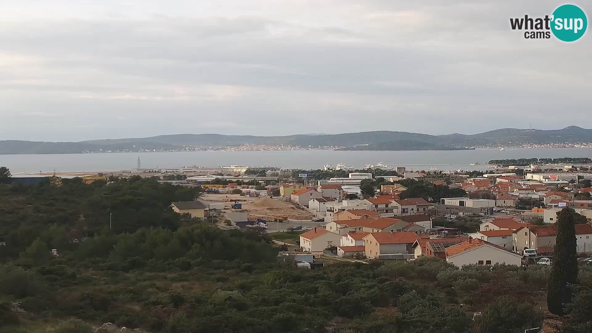 Panorama de la Webcam del Puerto Gazenica de Zadar, Zadar, Croacia