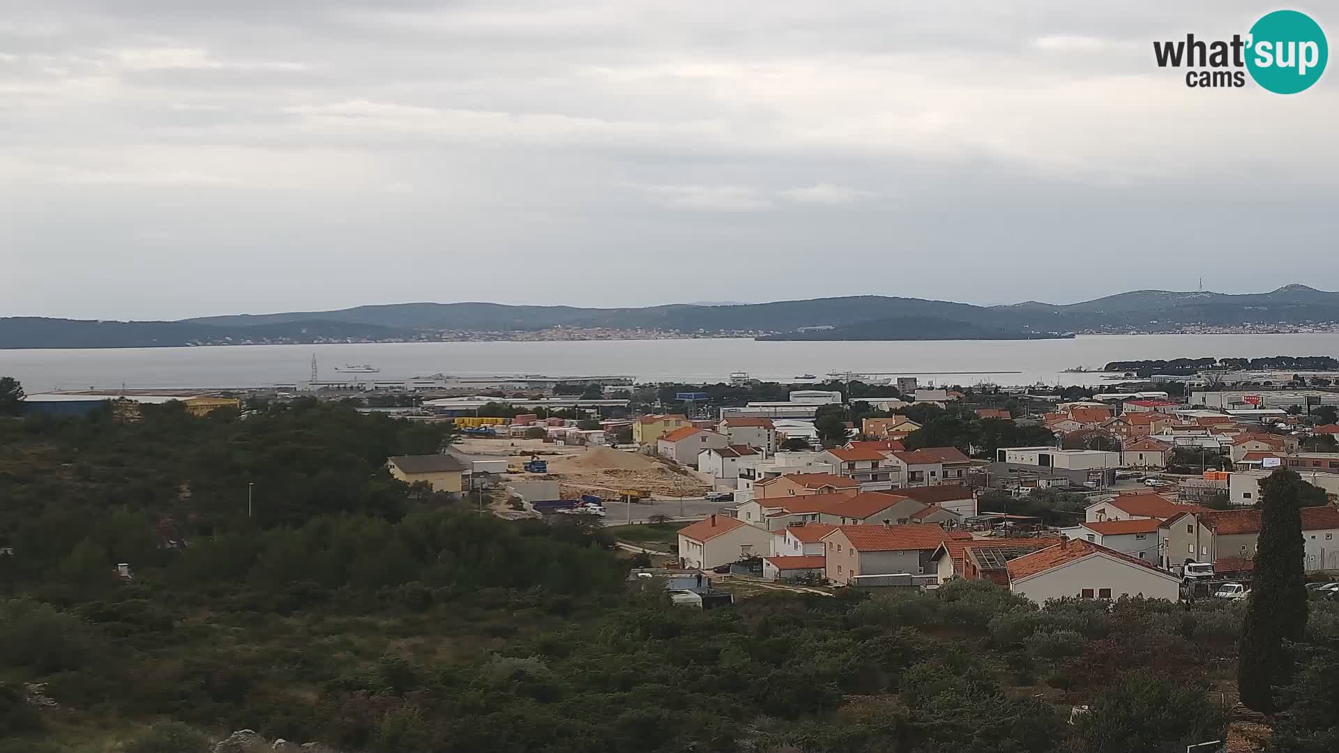 Zadar Pristanišče Gazenica s panoramsko spletno kamero, Zadar, Hrvaška