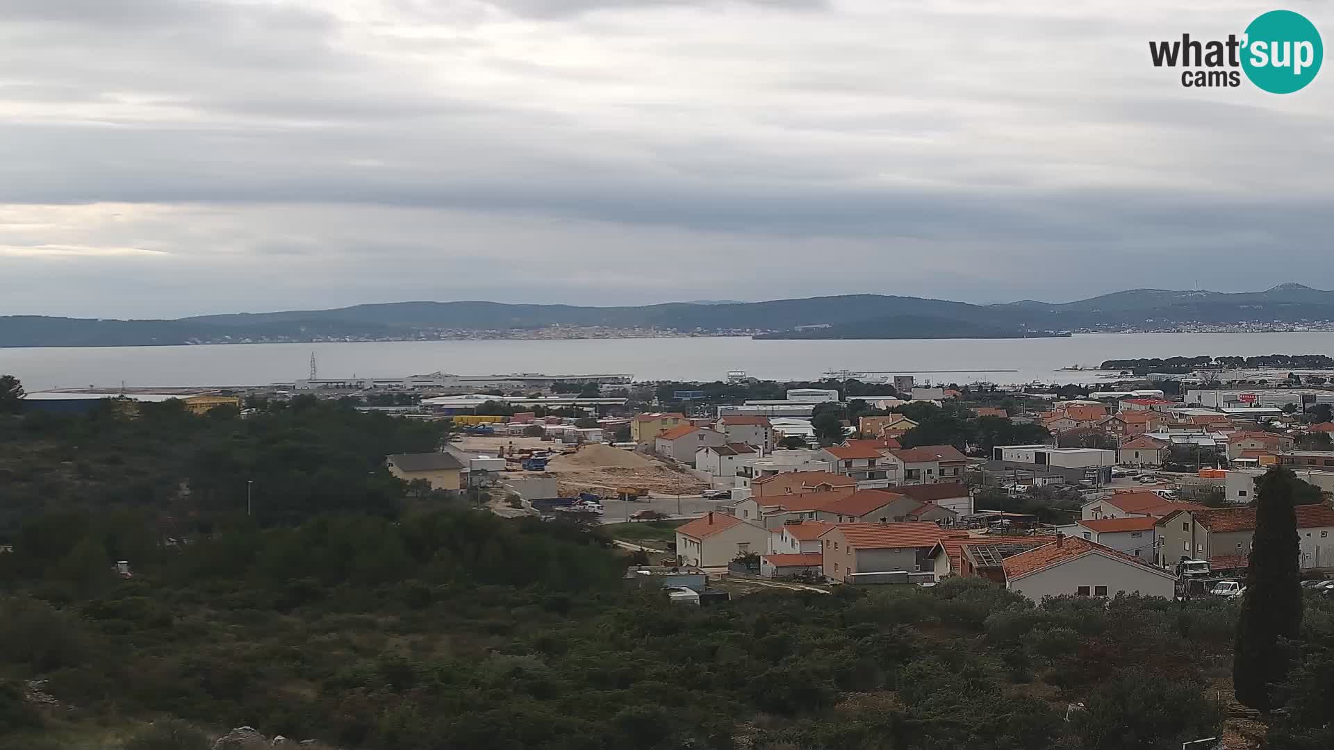 Zadar Pristanišče Gazenica s panoramsko spletno kamero, Zadar, Hrvaška