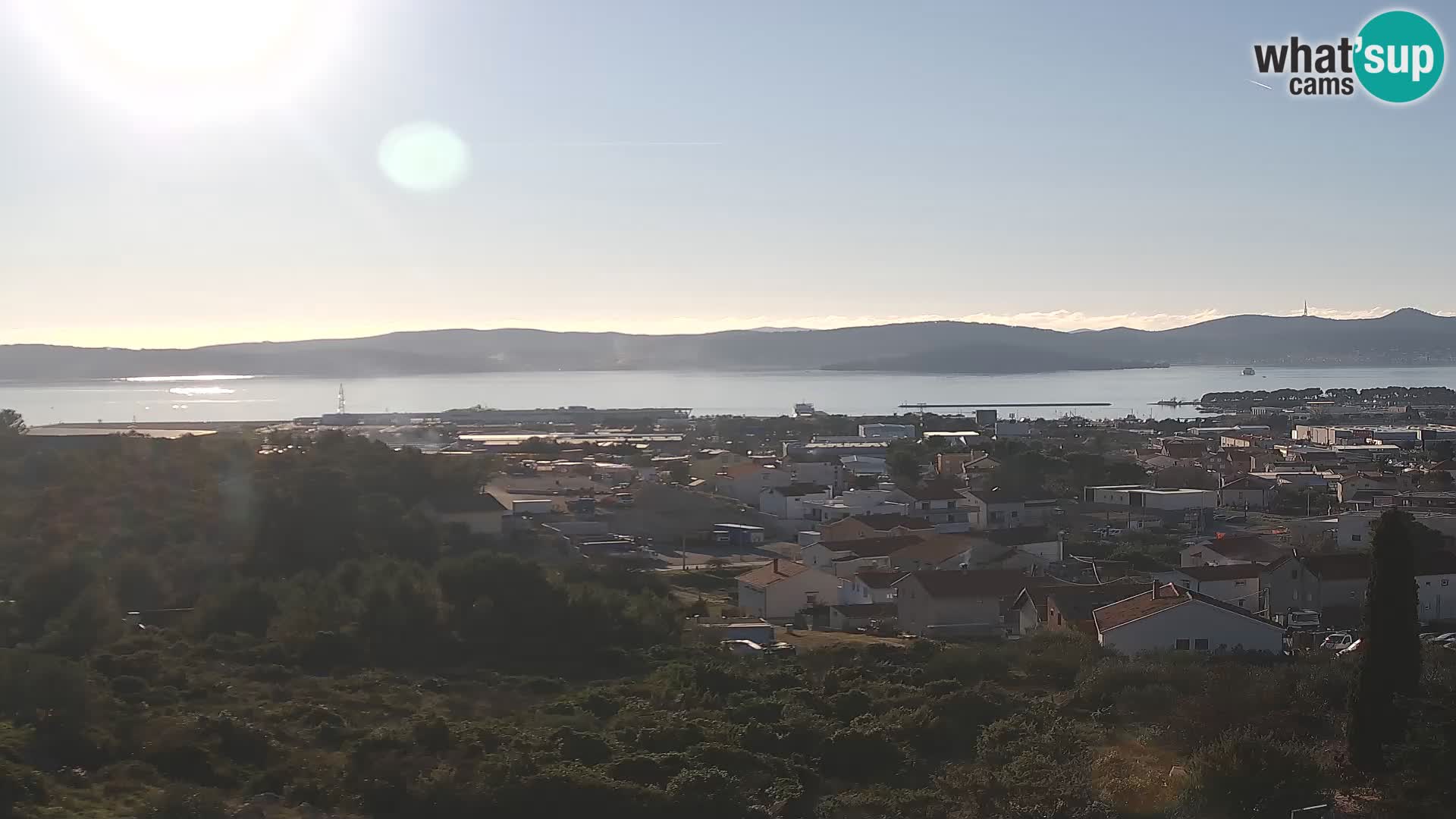 Panoramska web kamera Luke Gaženica u Zadru, Hrvatska