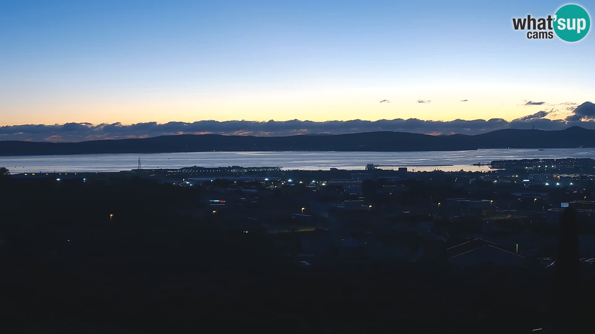 Panoramska web kamera Luke Gaženica u Zadru, Hrvatska