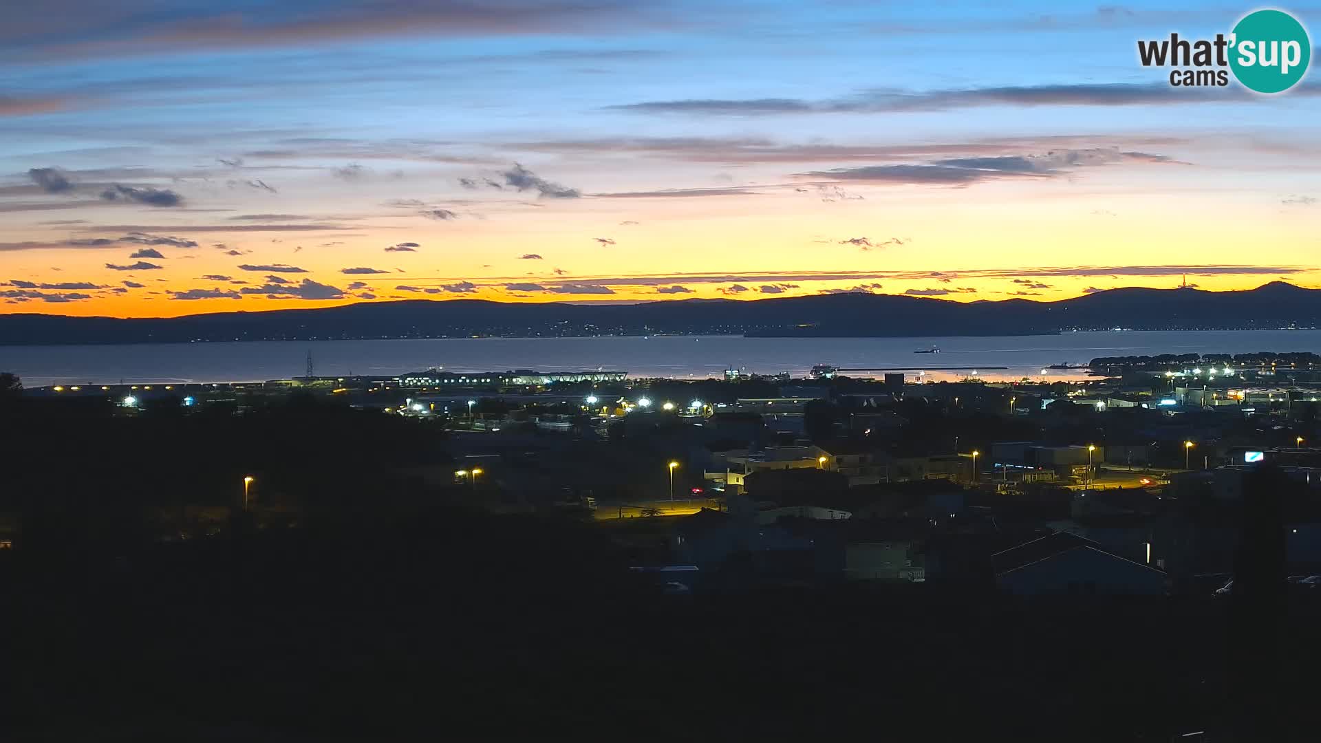 Panorama de la Webcam del Puerto Gazenica de Zadar, Zadar, Croacia