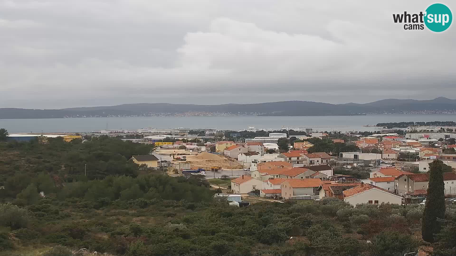 Panorama de la Webcam del Puerto Gazenica de Zadar, Zadar, Croacia