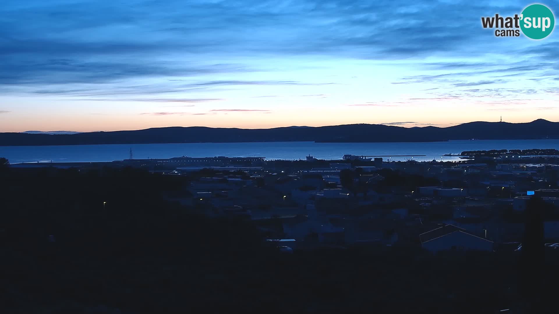 Panoramska web kamera Luke Gaženica u Zadru, Hrvatska