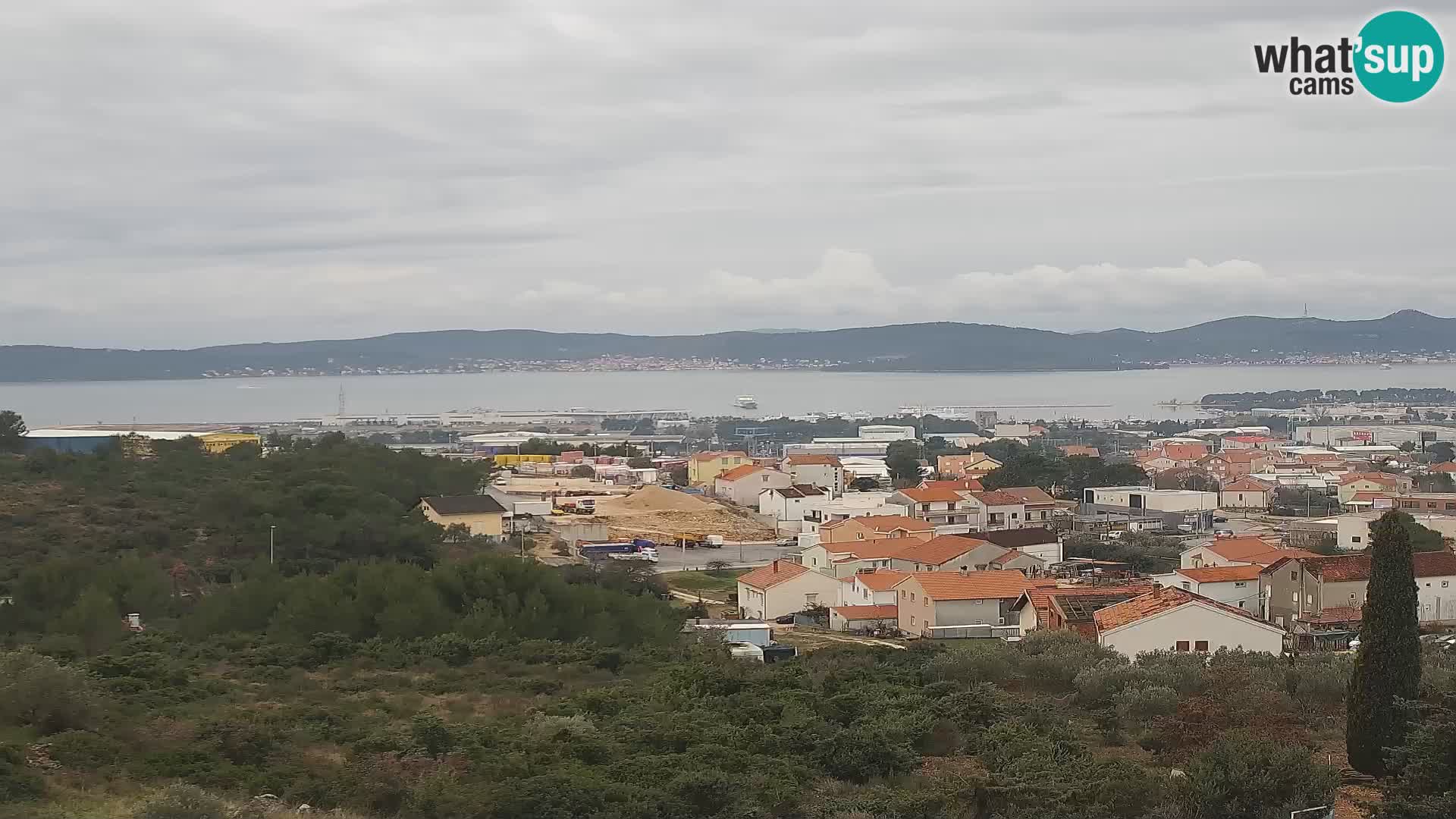 Zadar Pristanišče Gazenica s panoramsko spletno kamero, Zadar, Hrvaška