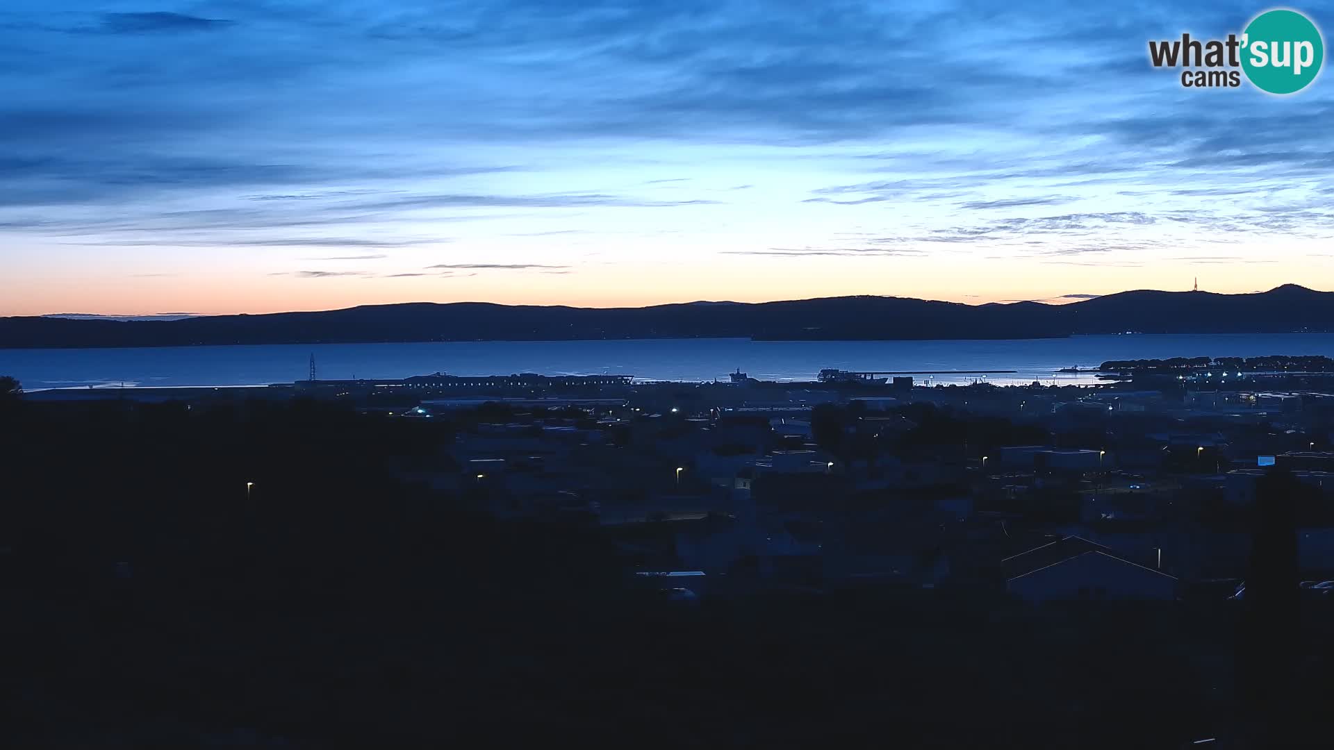 Panorama de la Webcam del Puerto Gazenica de Zadar, Zadar, Croacia
