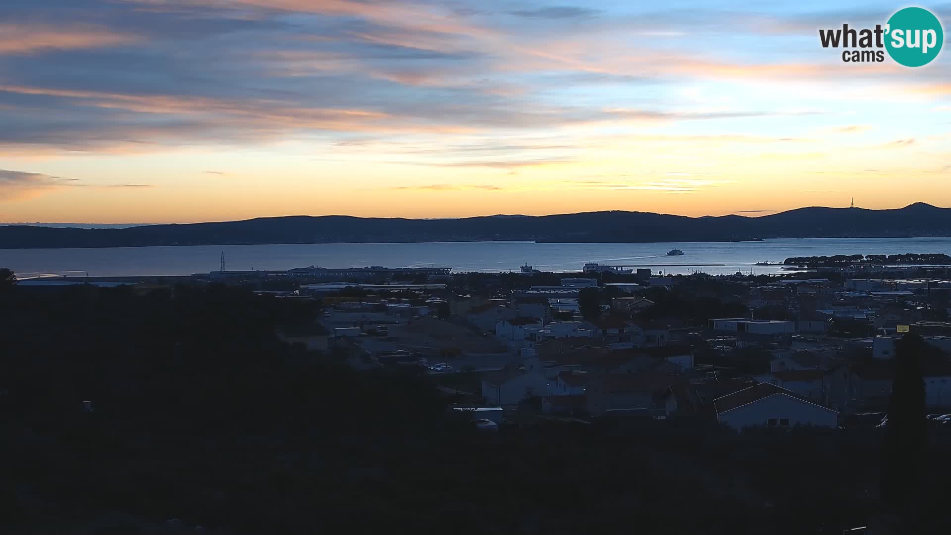 Zadar Pristanišče Gazenica s panoramsko spletno kamero, Zadar, Hrvaška