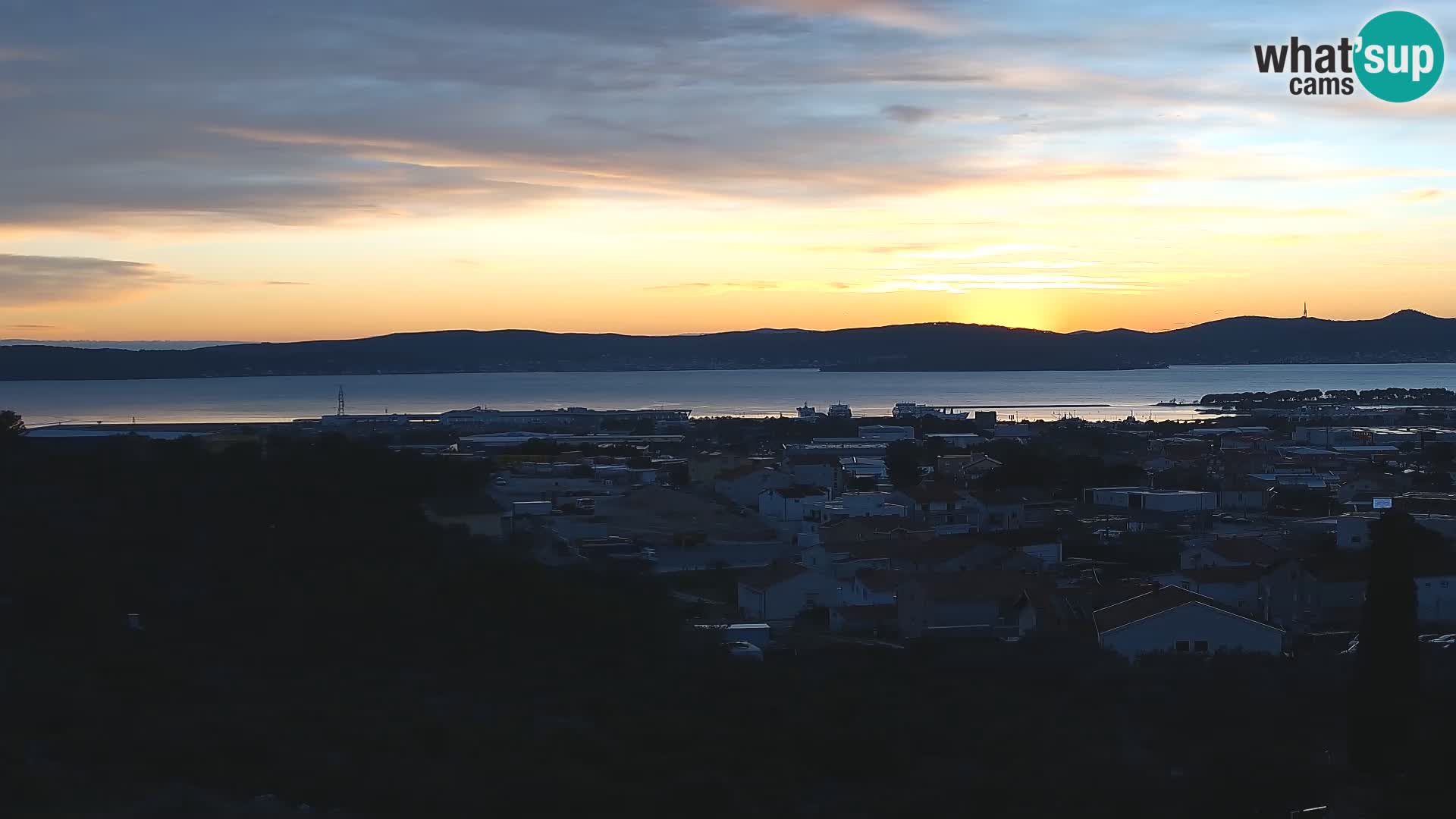 Panorama de la Webcam del Puerto Gazenica de Zadar, Zadar, Croacia