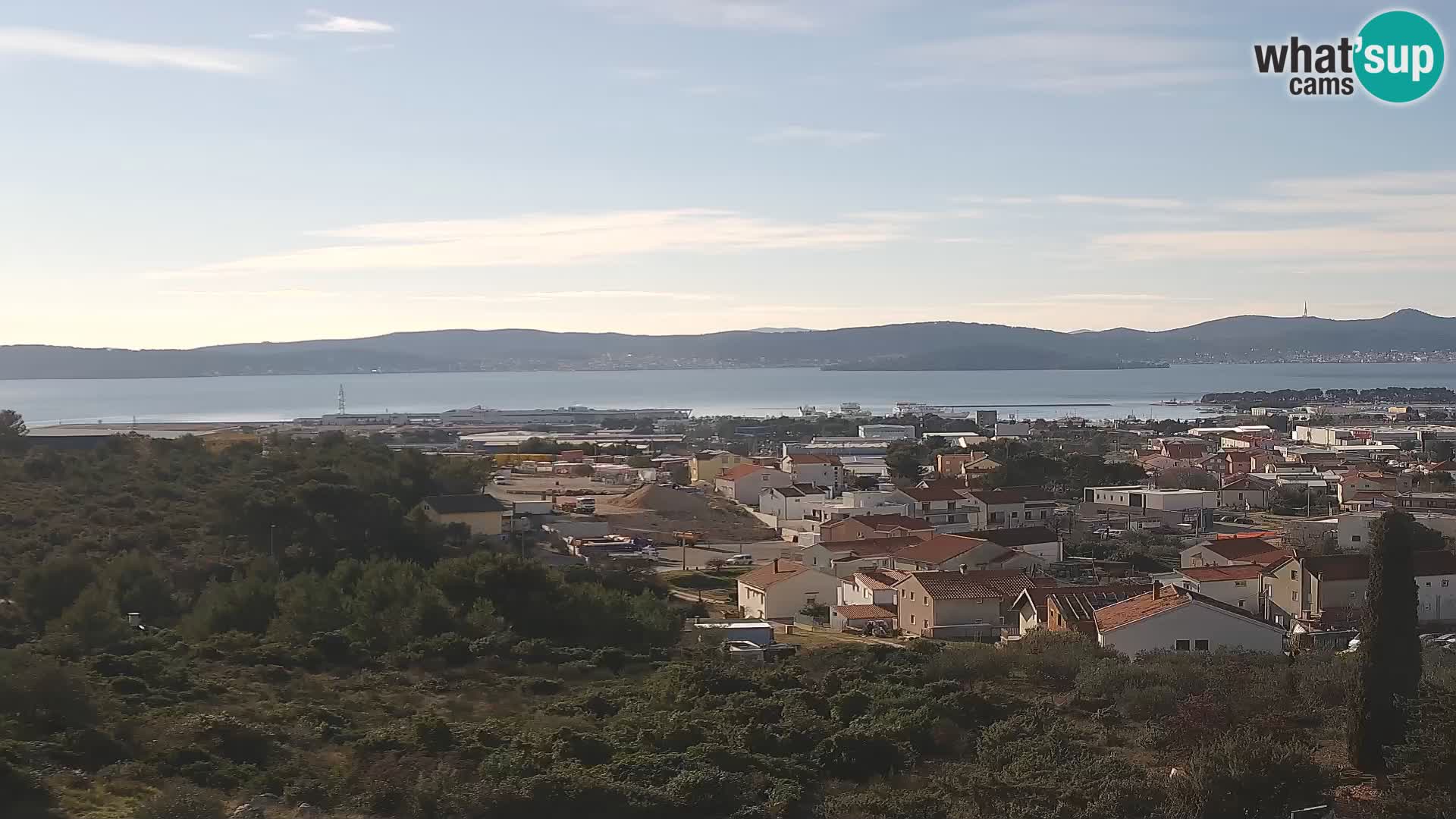 Panoramska web kamera Luke Gaženica u Zadru, Hrvatska