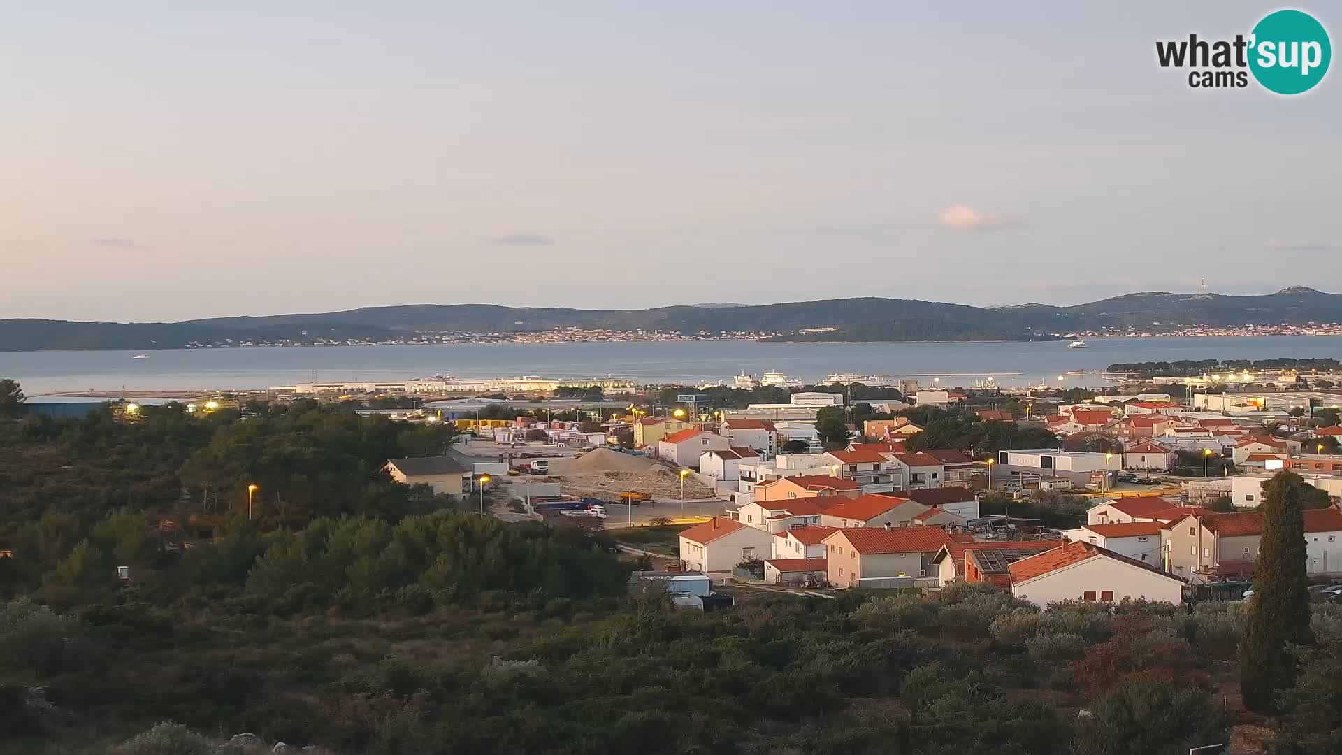 Zadar Pristanišče Gazenica s panoramsko spletno kamero, Zadar, Hrvaška