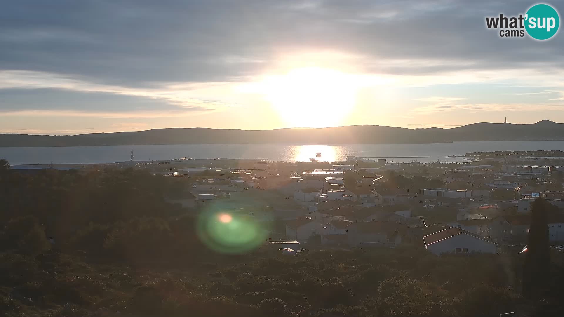 Panoramska web kamera Luke Gaženica u Zadru, Hrvatska