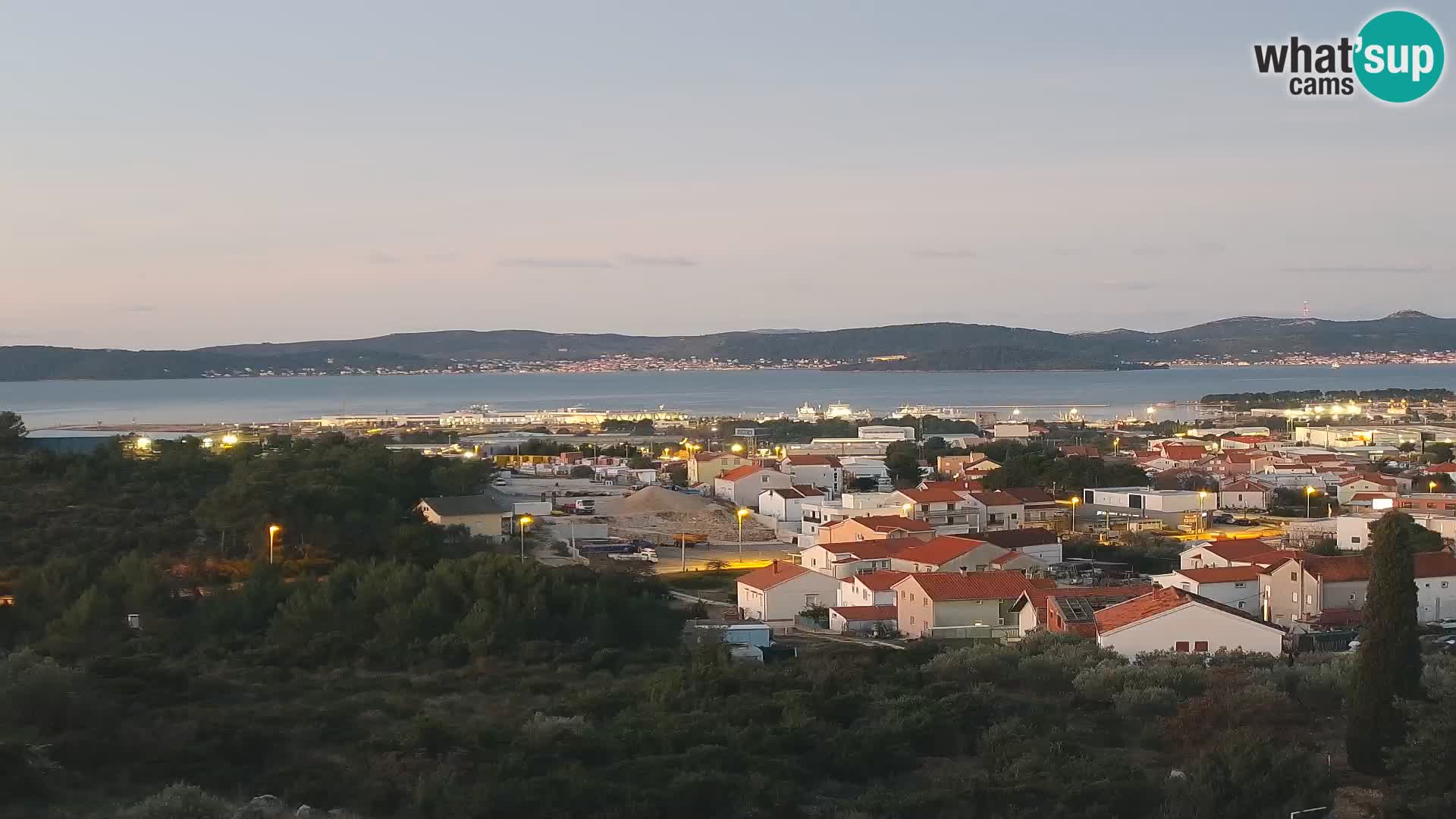 Panorama de la Webcam del Puerto Gazenica de Zadar, Zadar, Croacia