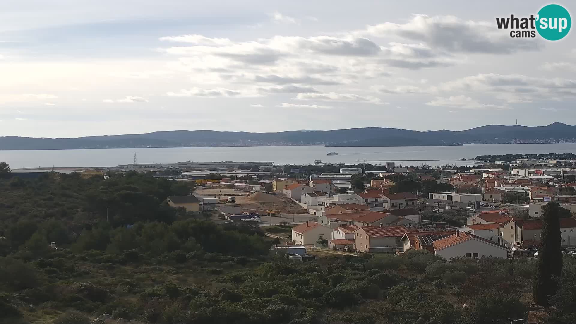 Panoramska web kamera Luke Gaženica u Zadru, Hrvatska