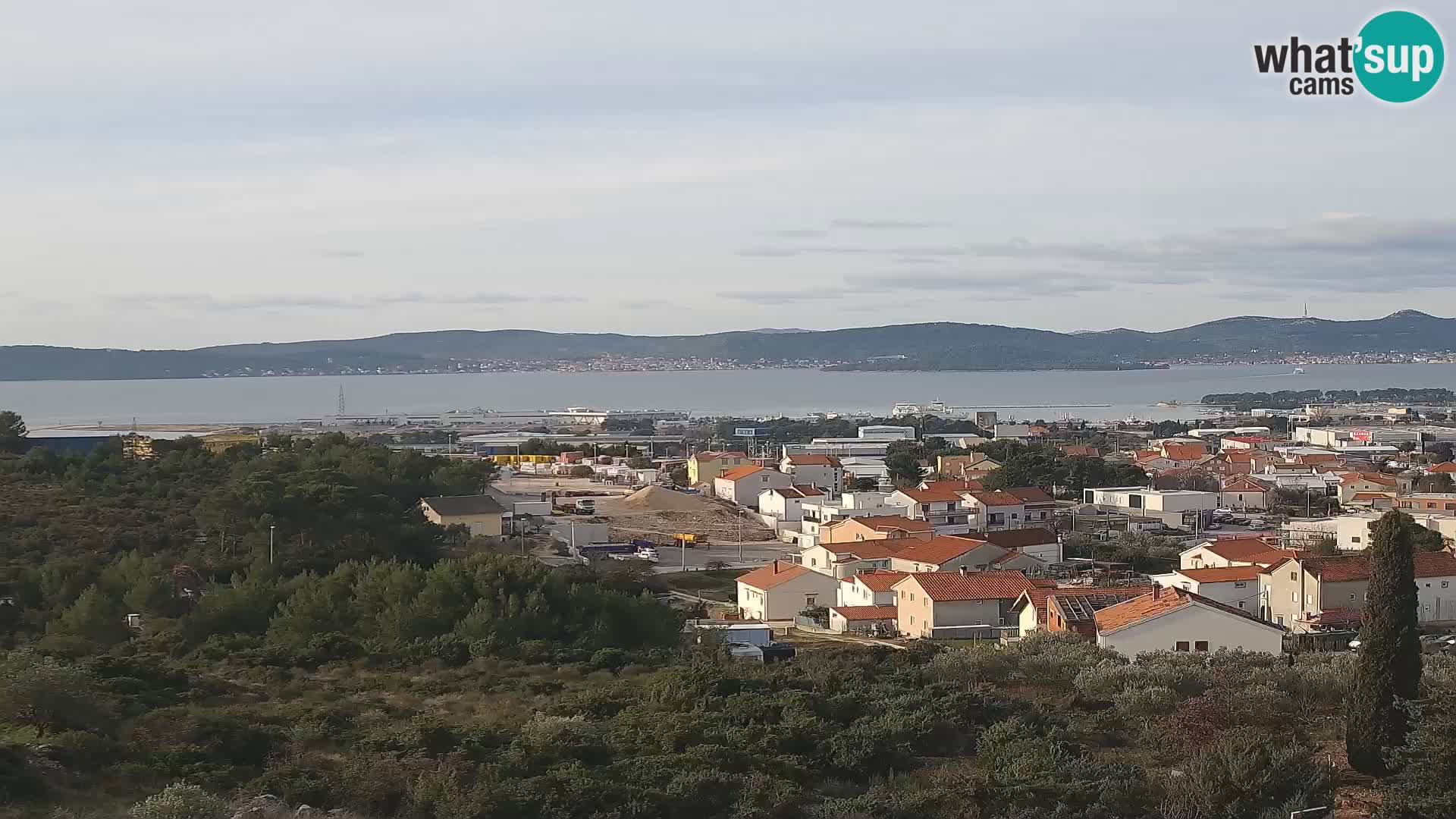 Panorama de la Webcam del Puerto Gazenica de Zadar, Zadar, Croacia