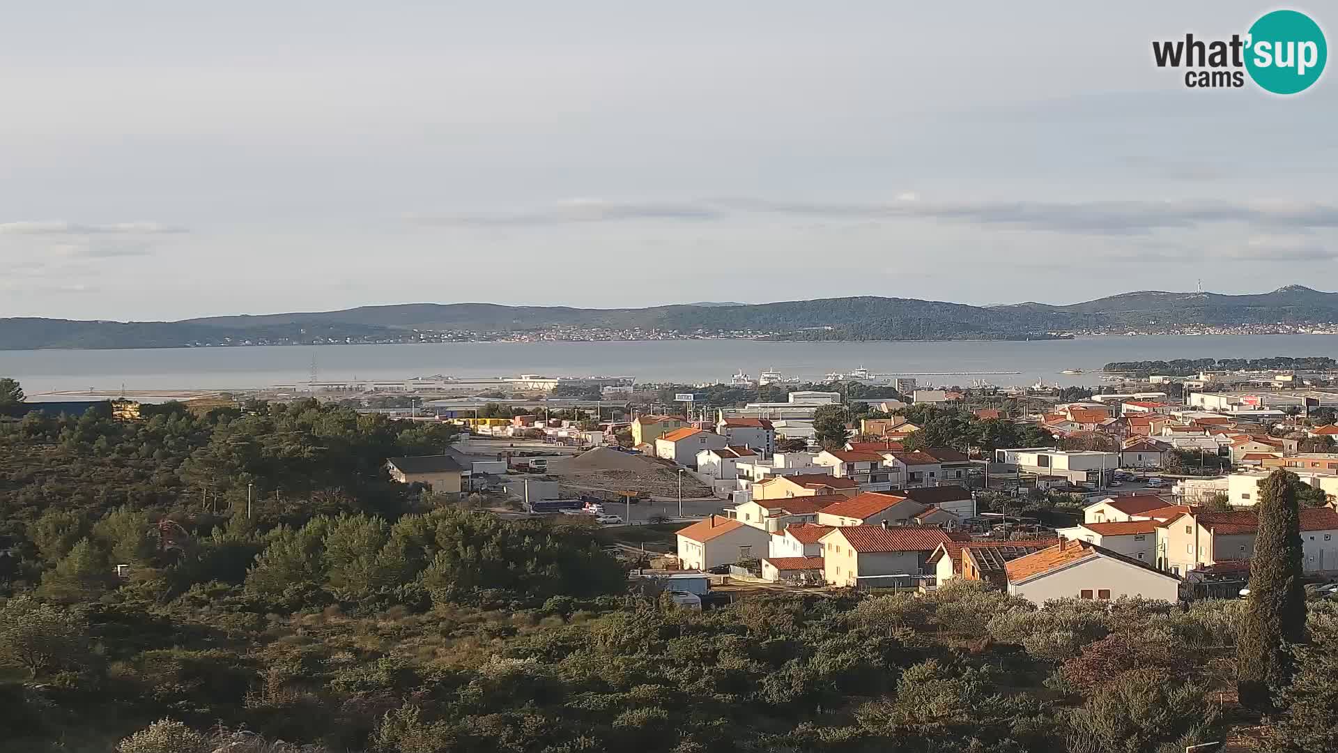 Zadar Port Gazenica Webcam Panorama, Zadar, Kroatien