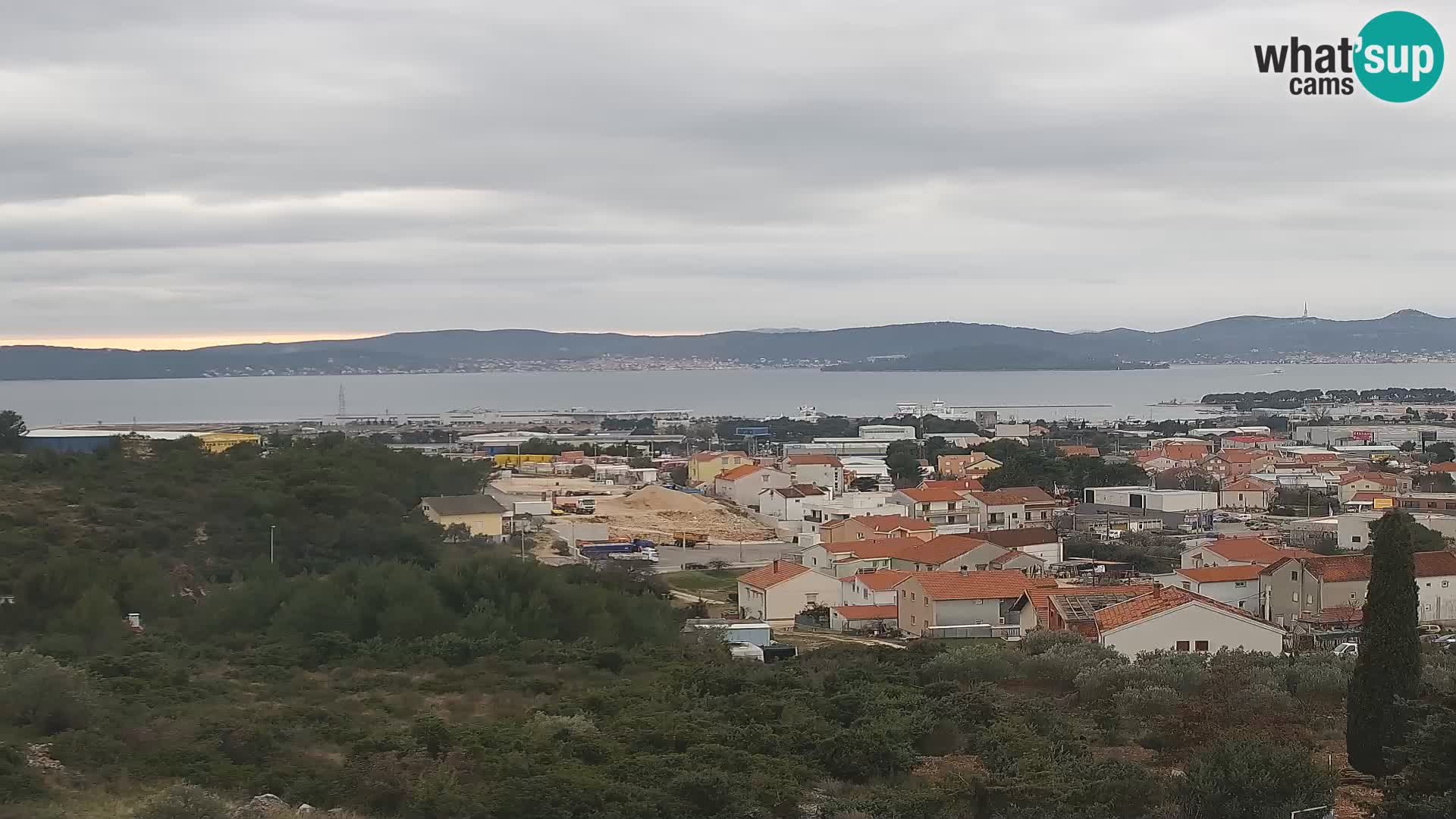Zadar Port Gazenica Webcam Panorama, Zadar, Croatie