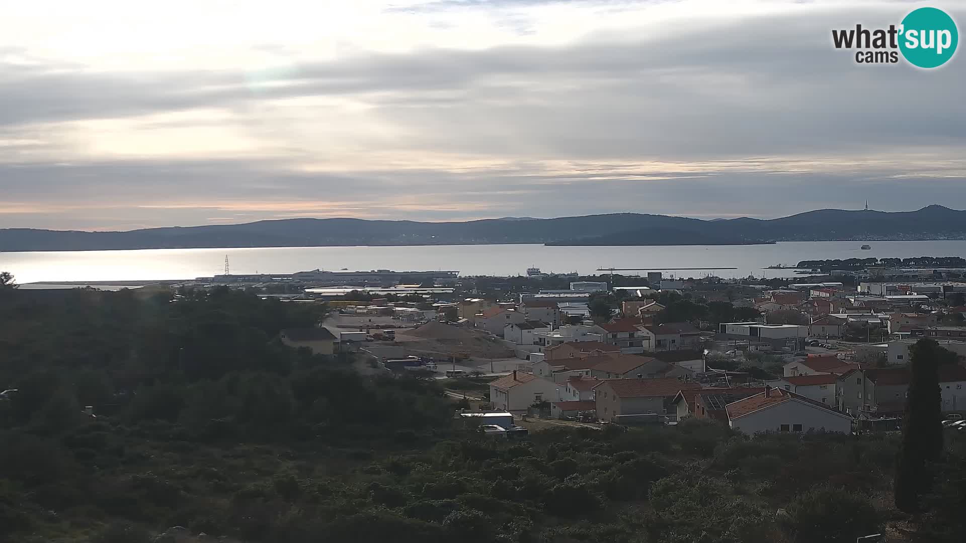 Zadar Port Gazenica Webcam Panorama, Zadar, Kroatien