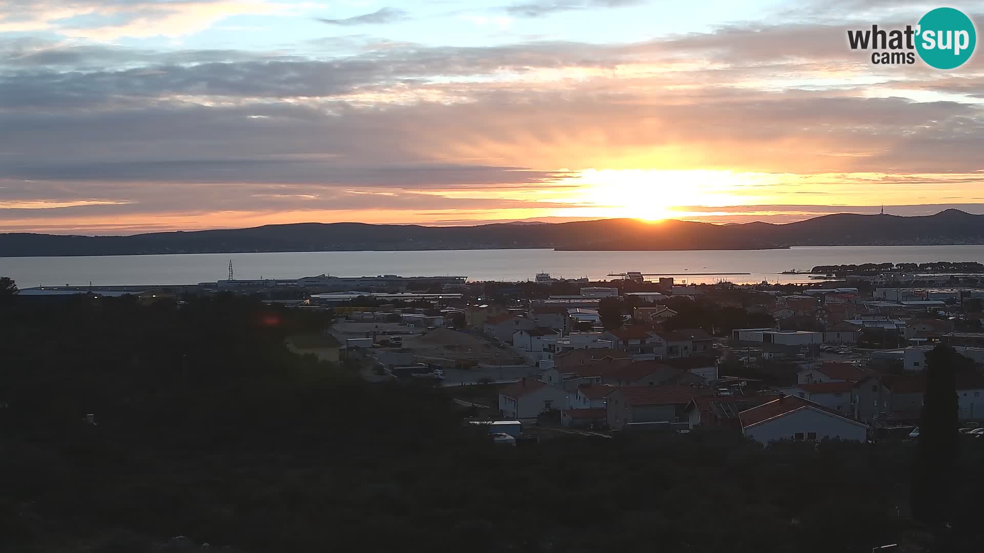 Zadar Pristanišče Gazenica s panoramsko spletno kamero, Zadar, Hrvaška