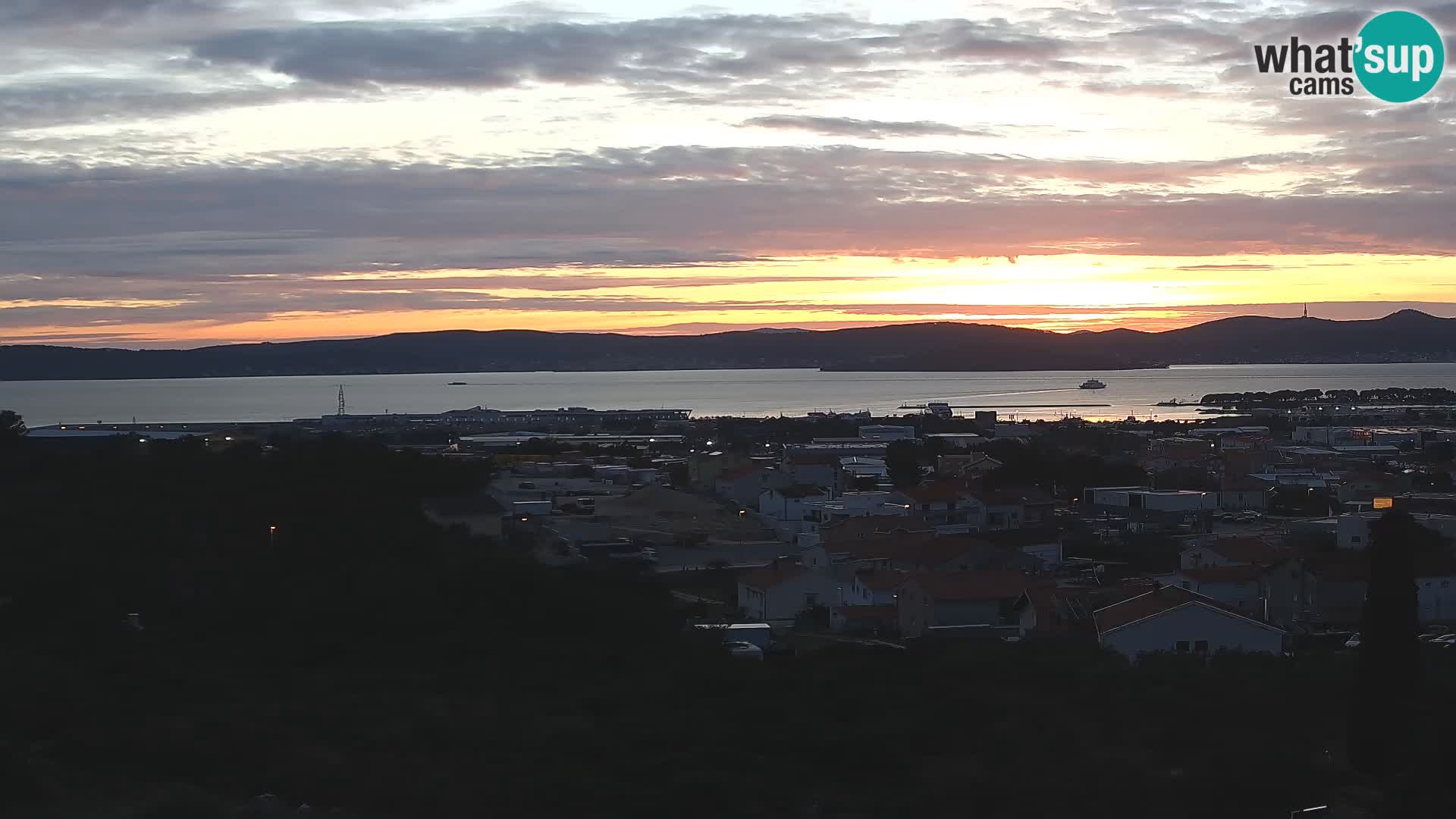 Zadar Pristanišče Gazenica s panoramsko spletno kamero, Zadar, Hrvaška