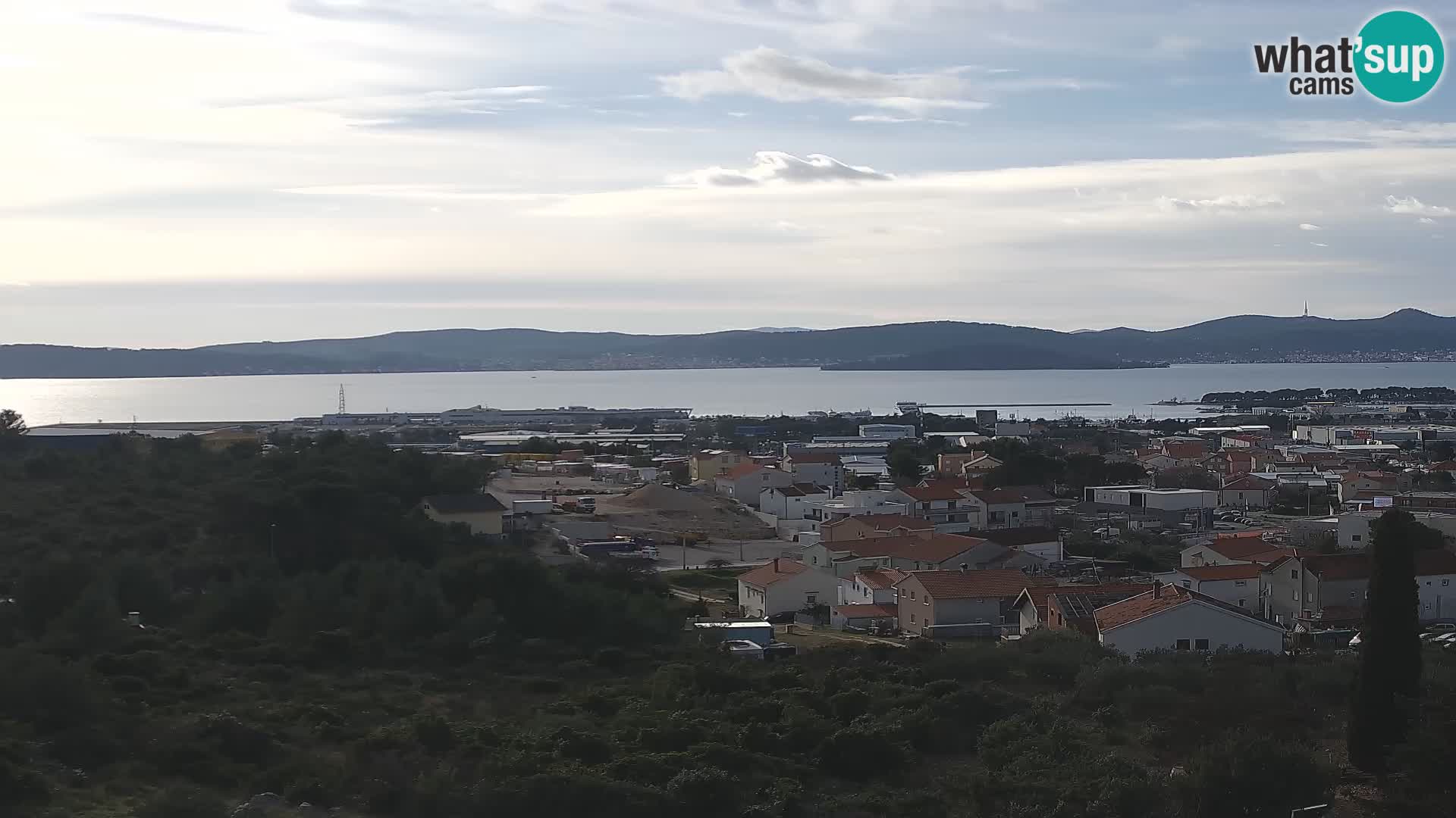 Panoramska web kamera Luke Gaženica u Zadru, Hrvatska