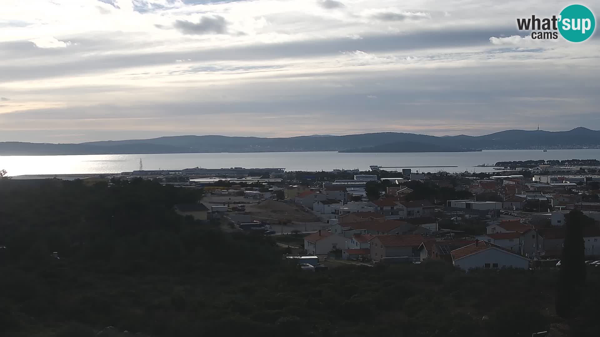 Panorama de la Webcam del Puerto Gazenica de Zadar, Zadar, Croacia