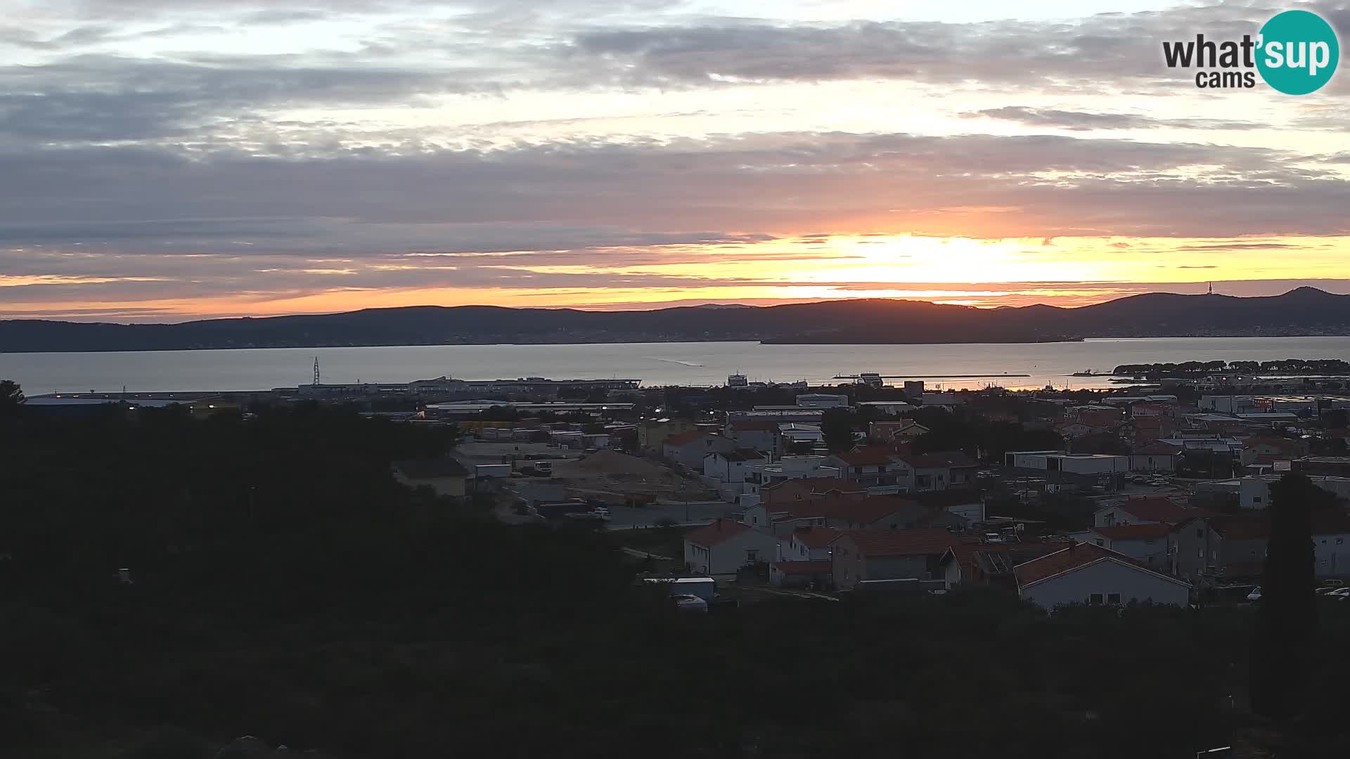 Panoramska web kamera Luke Gaženica u Zadru, Hrvatska