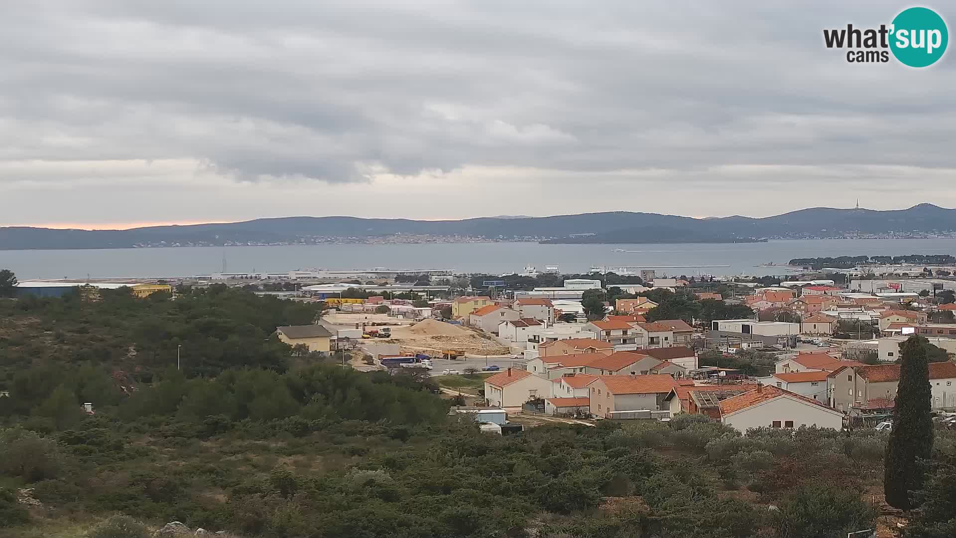 Zadar Port Gazenica Webcam Panorama, Zadar, Kroatien