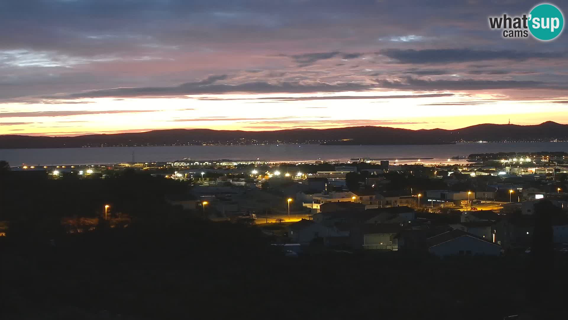 Panoramska web kamera Luke Gaženica u Zadru, Hrvatska