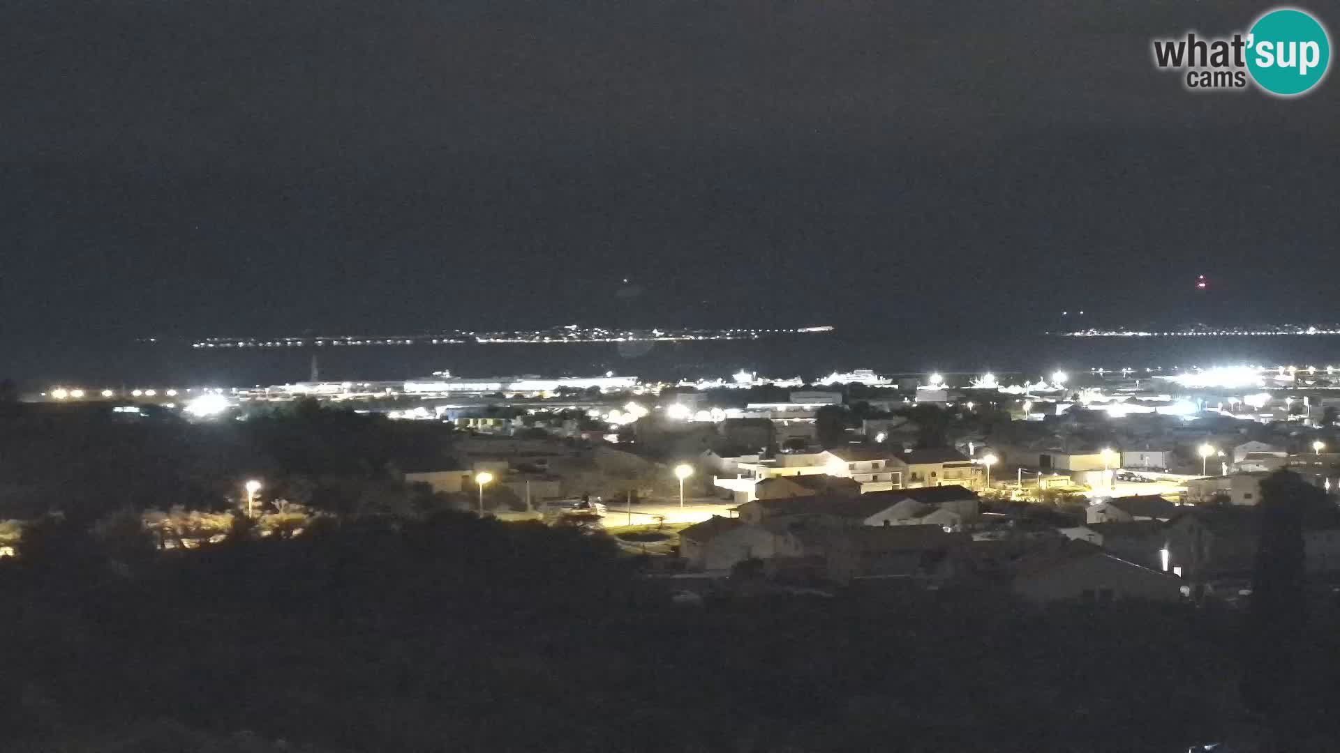Panorama de la Webcam del Puerto Gazenica de Zadar, Zadar, Croacia