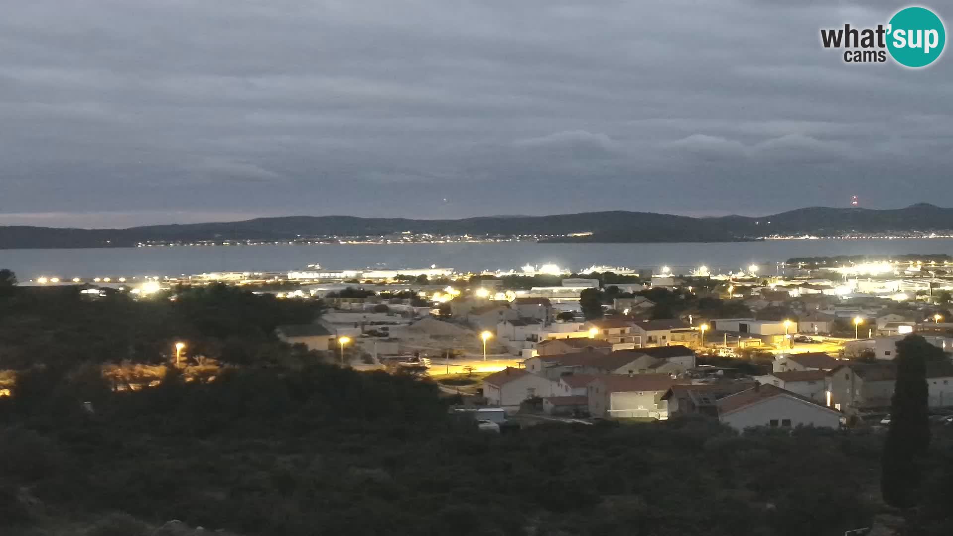 Panoramska web kamera Luke Gaženica u Zadru, Hrvatska