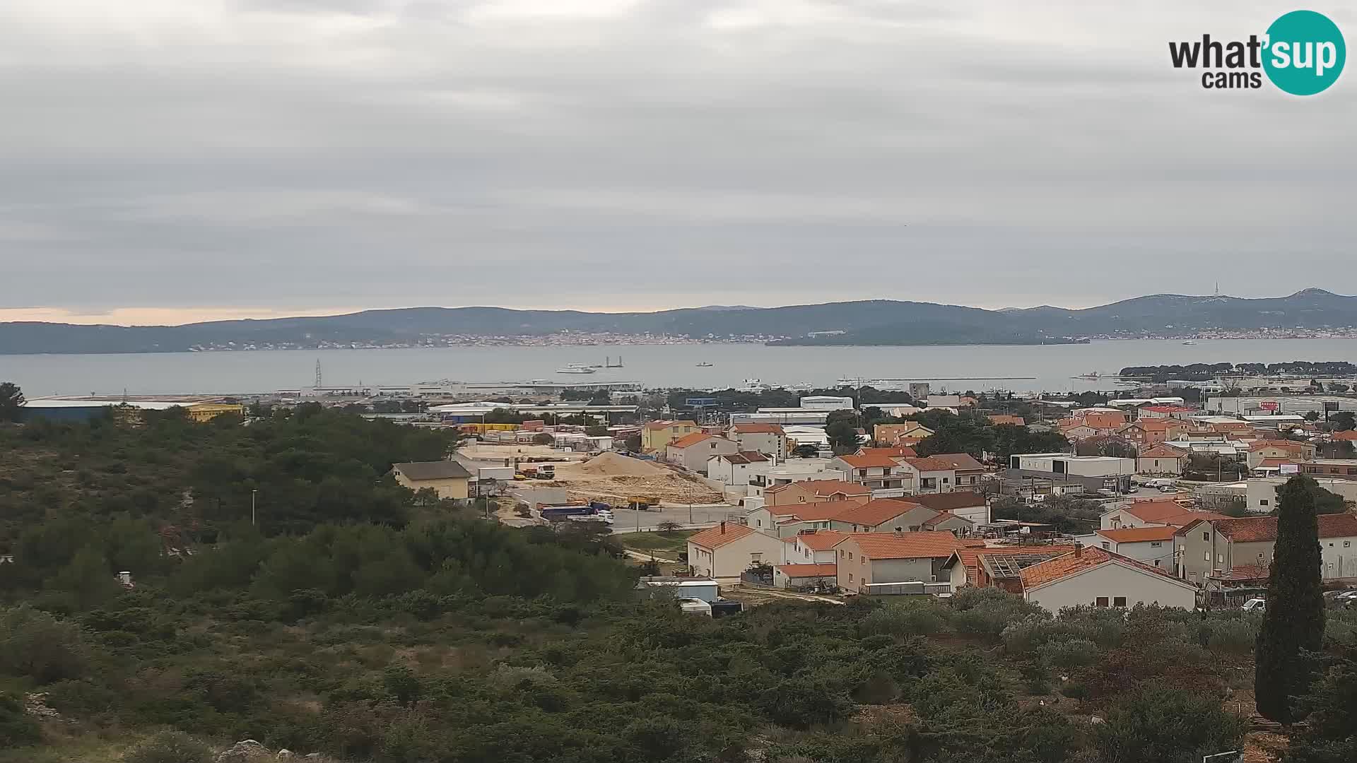 Panorama de la Webcam del Puerto Gazenica de Zadar, Zadar, Croacia