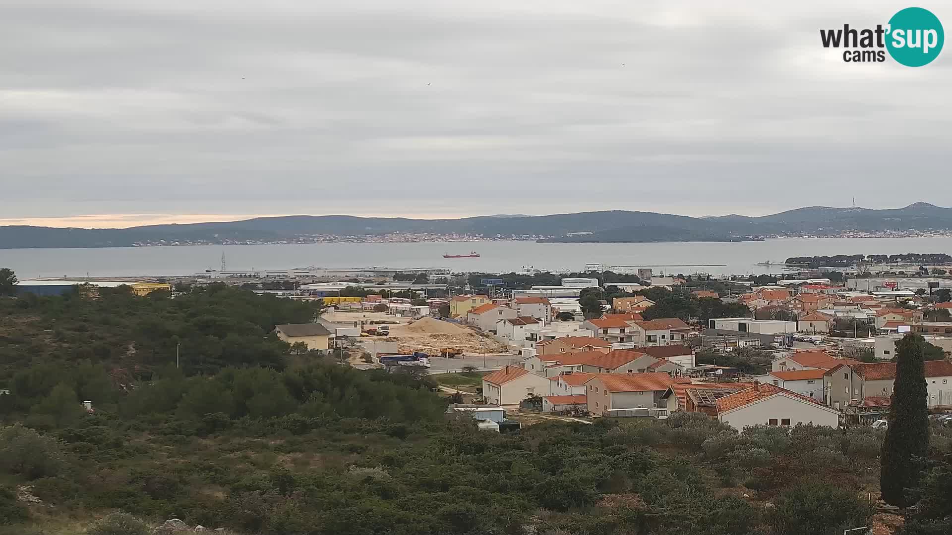 Panoramska web kamera Luke Gaženica u Zadru, Hrvatska